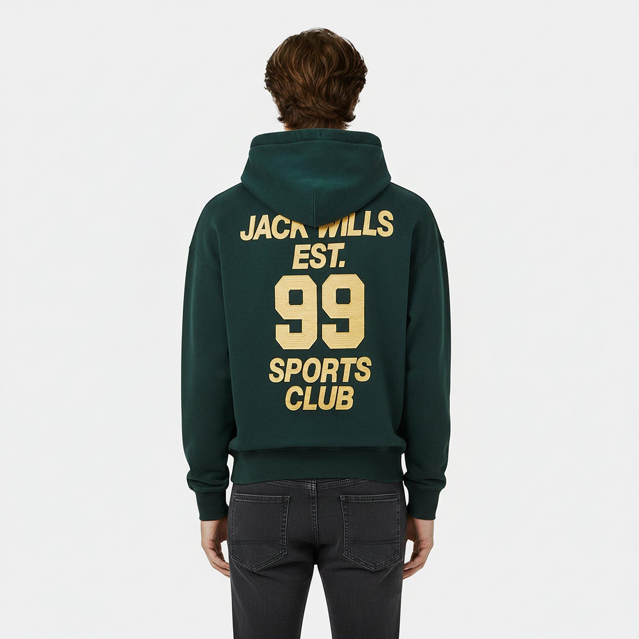 Evergreen - Jack Wills - Men's JW Felt Applique Hoodie - 4