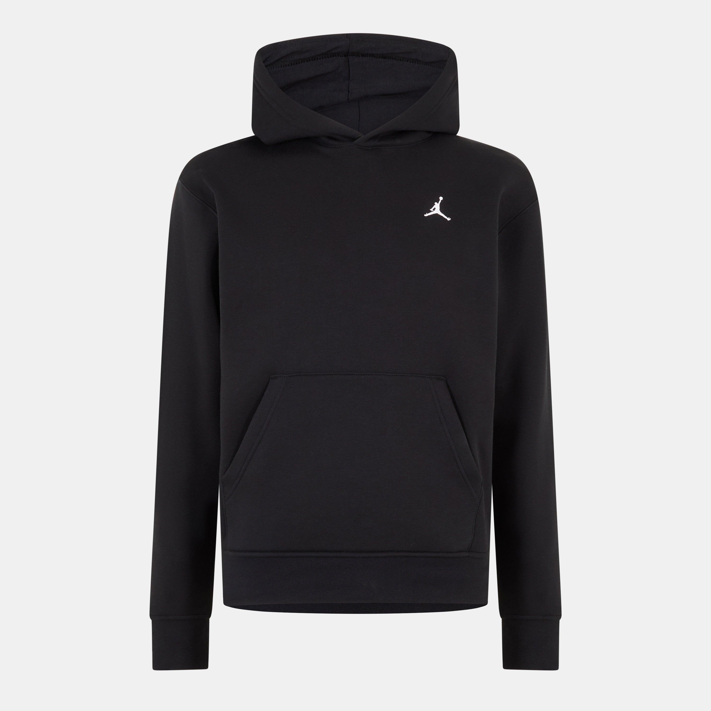 Black/White - Air Jordan - Essential Men's Fleece Pullover Hoodie - 1