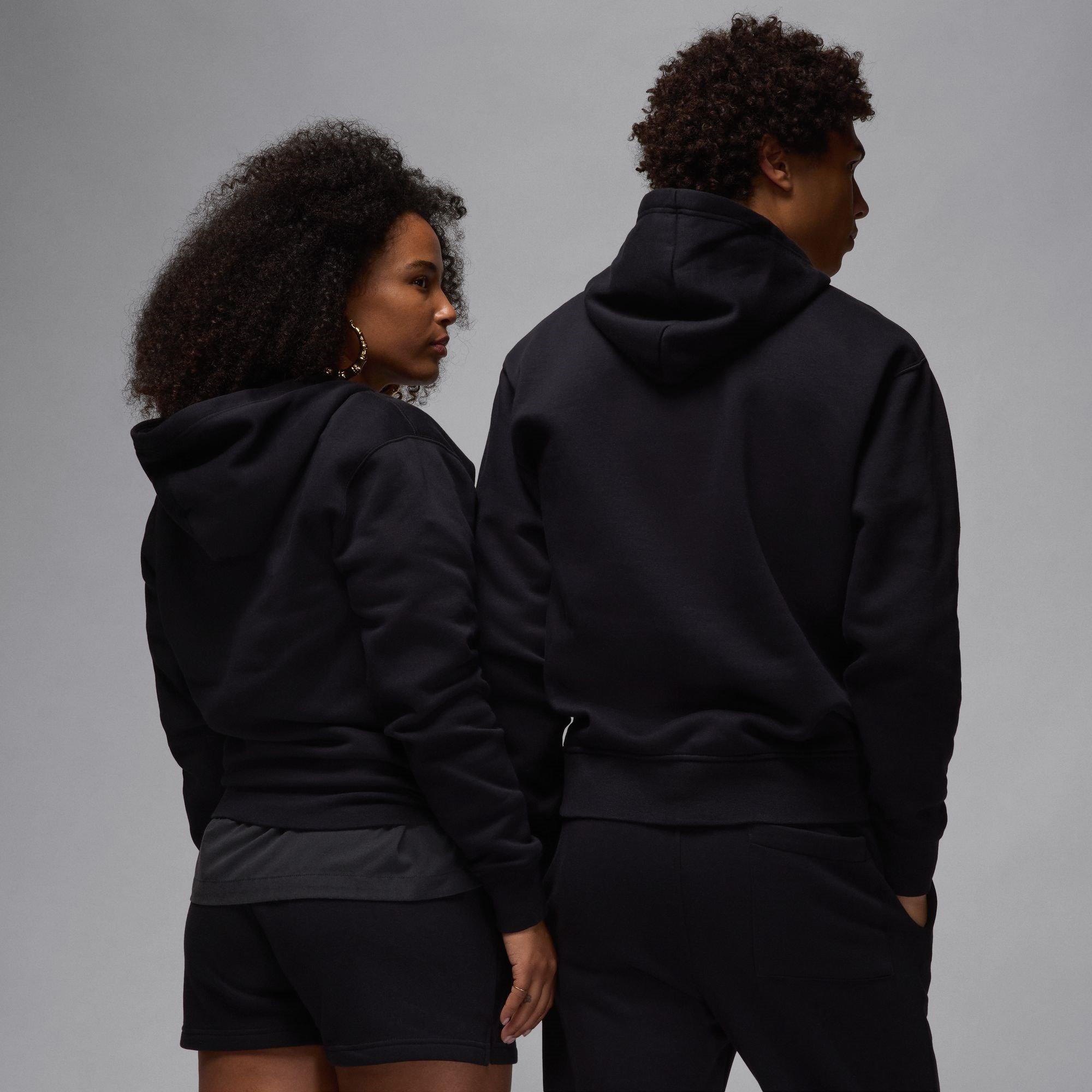Preto/Branco - Air Jordan - Essential Men's Fleece Pullover Hoodie - 12