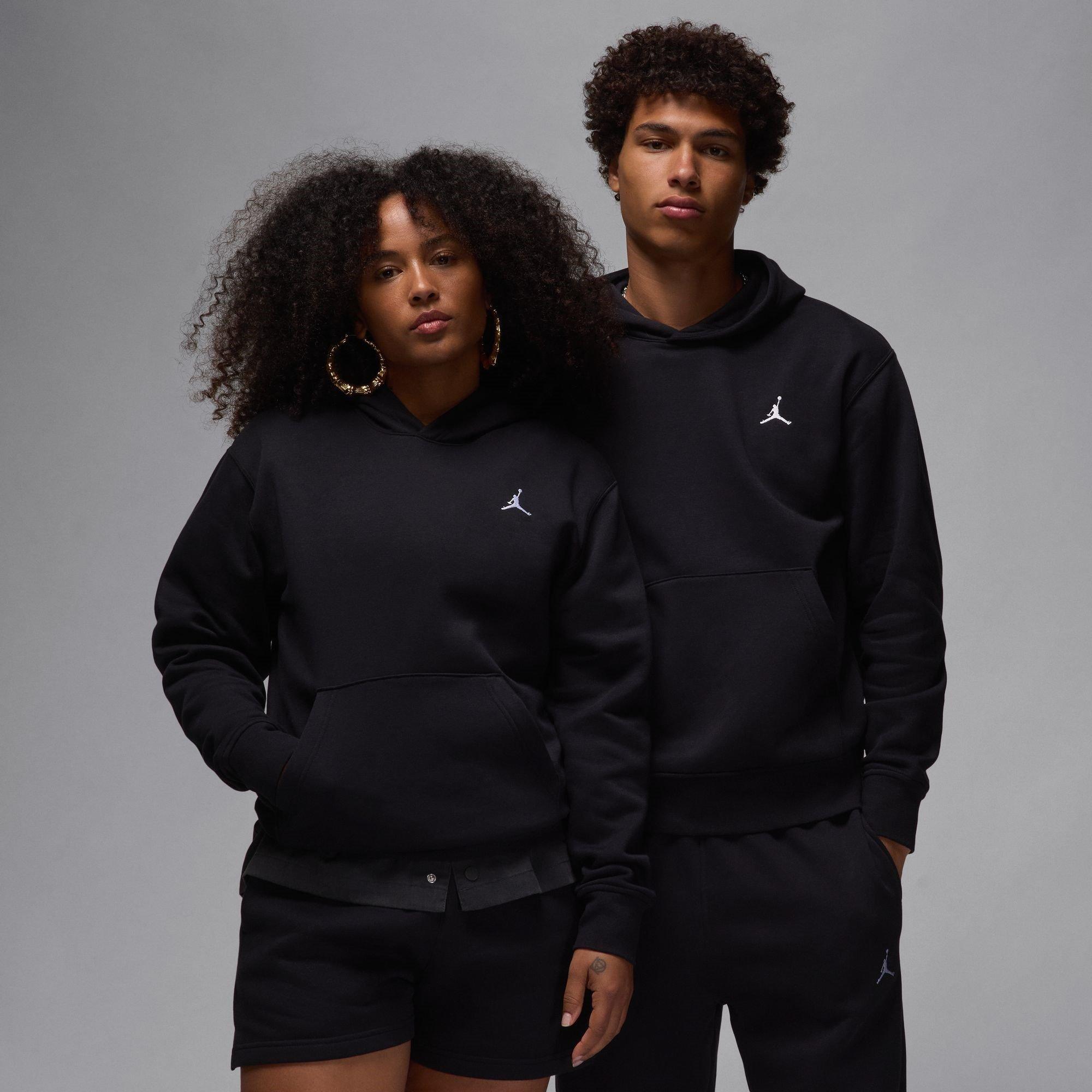 Preto/Branco - Air Jordan - Essential Men's Fleece Pullover Hoodie - 4