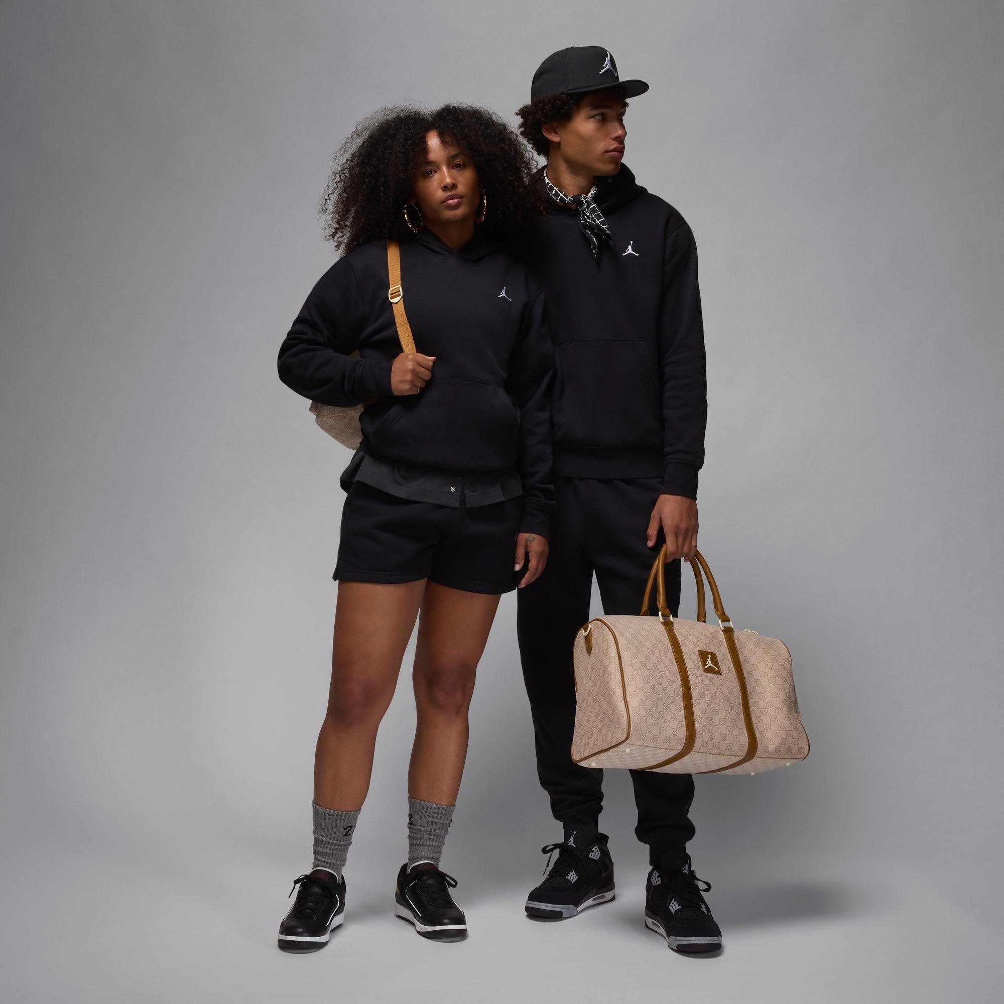 Preto/Branco - Air Jordan - Essential Men's Fleece Pullover Hoodie - 7