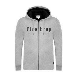 Firetrap Hooded Knit Jumper Mens