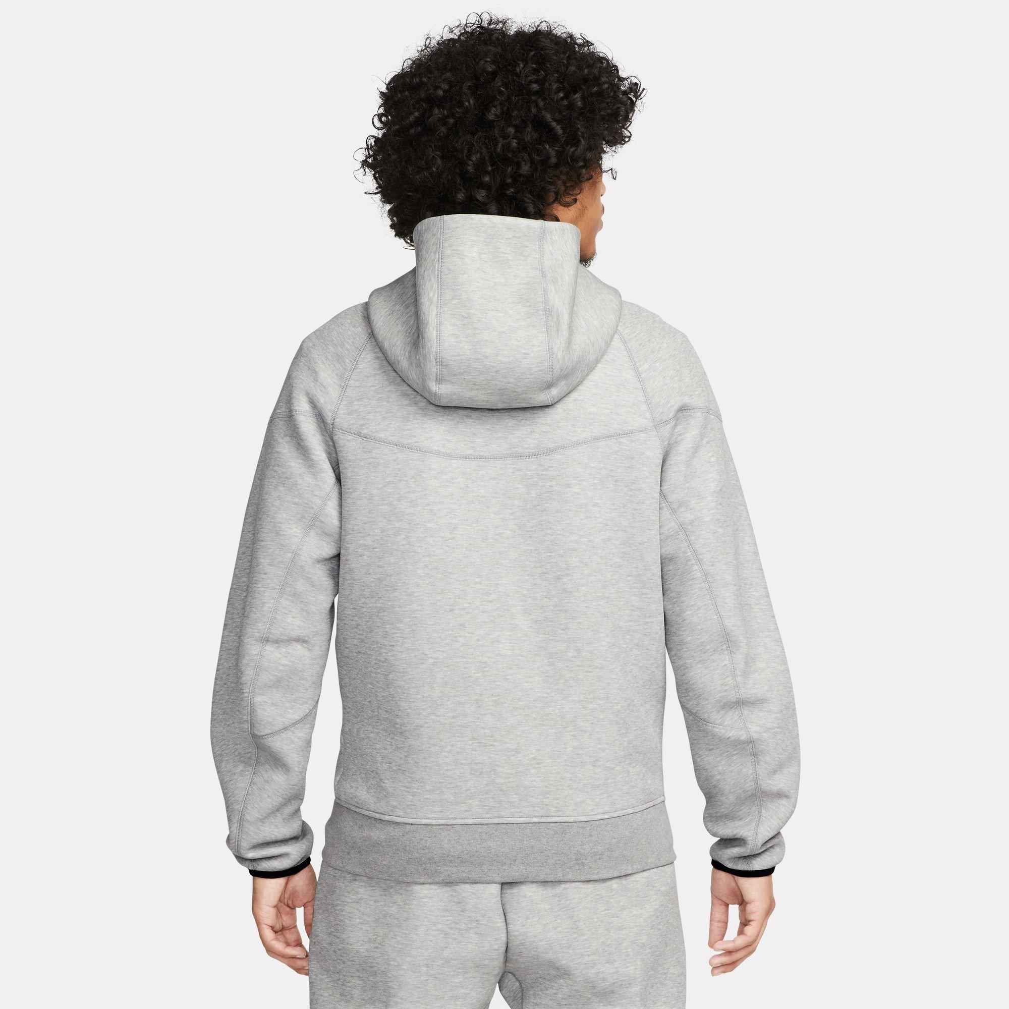 Grau H/Schwarz - Nike - Tech Fleece Hoodie Mens - 2