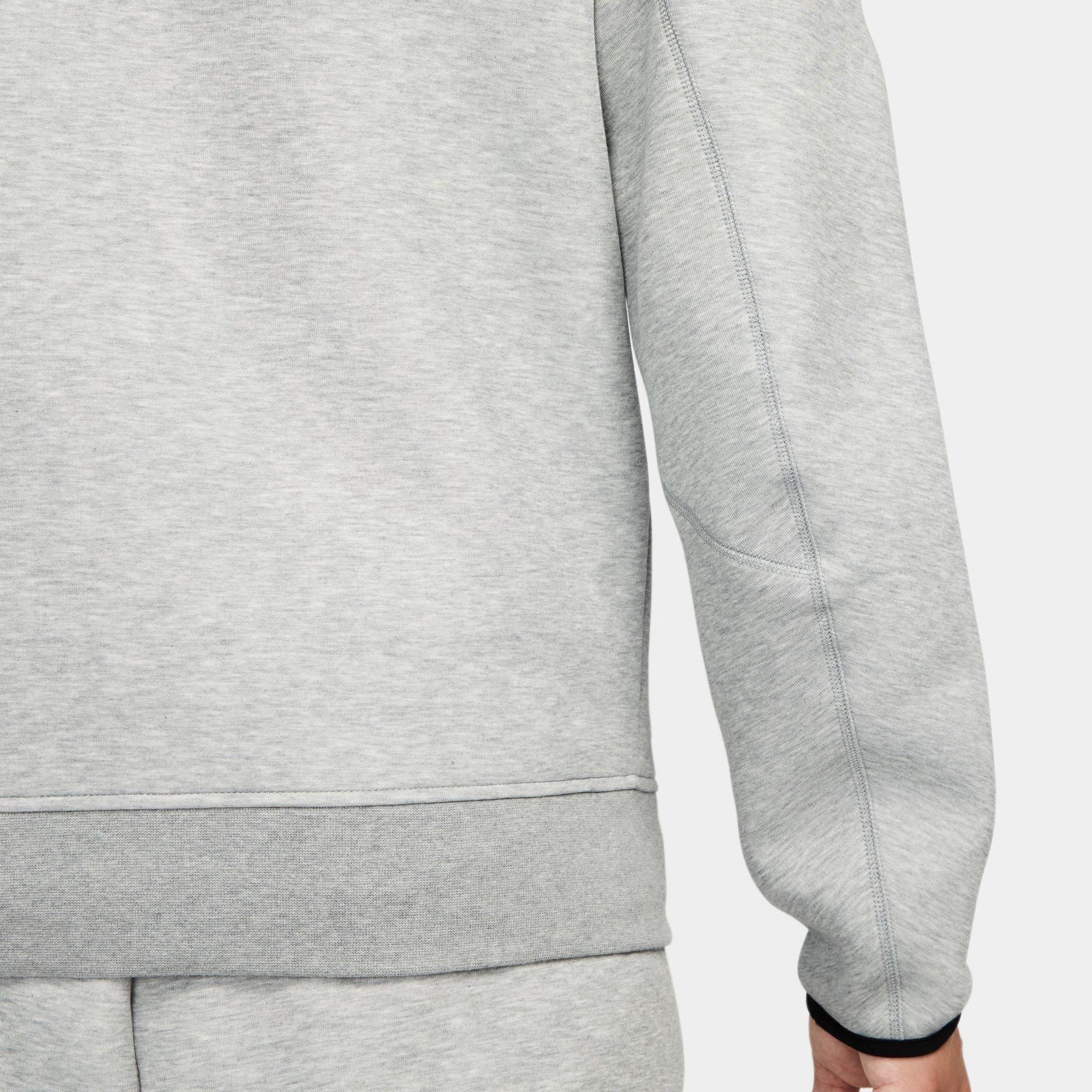Grau H/Schwarz - Nike - Tech Fleece Hoodie Mens - 7