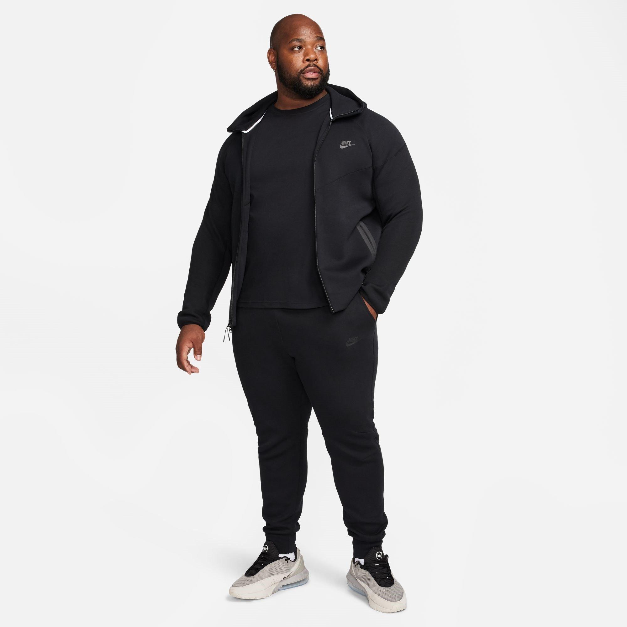 Preto - Nike - Tech Fleece Hoodie Mens - 16