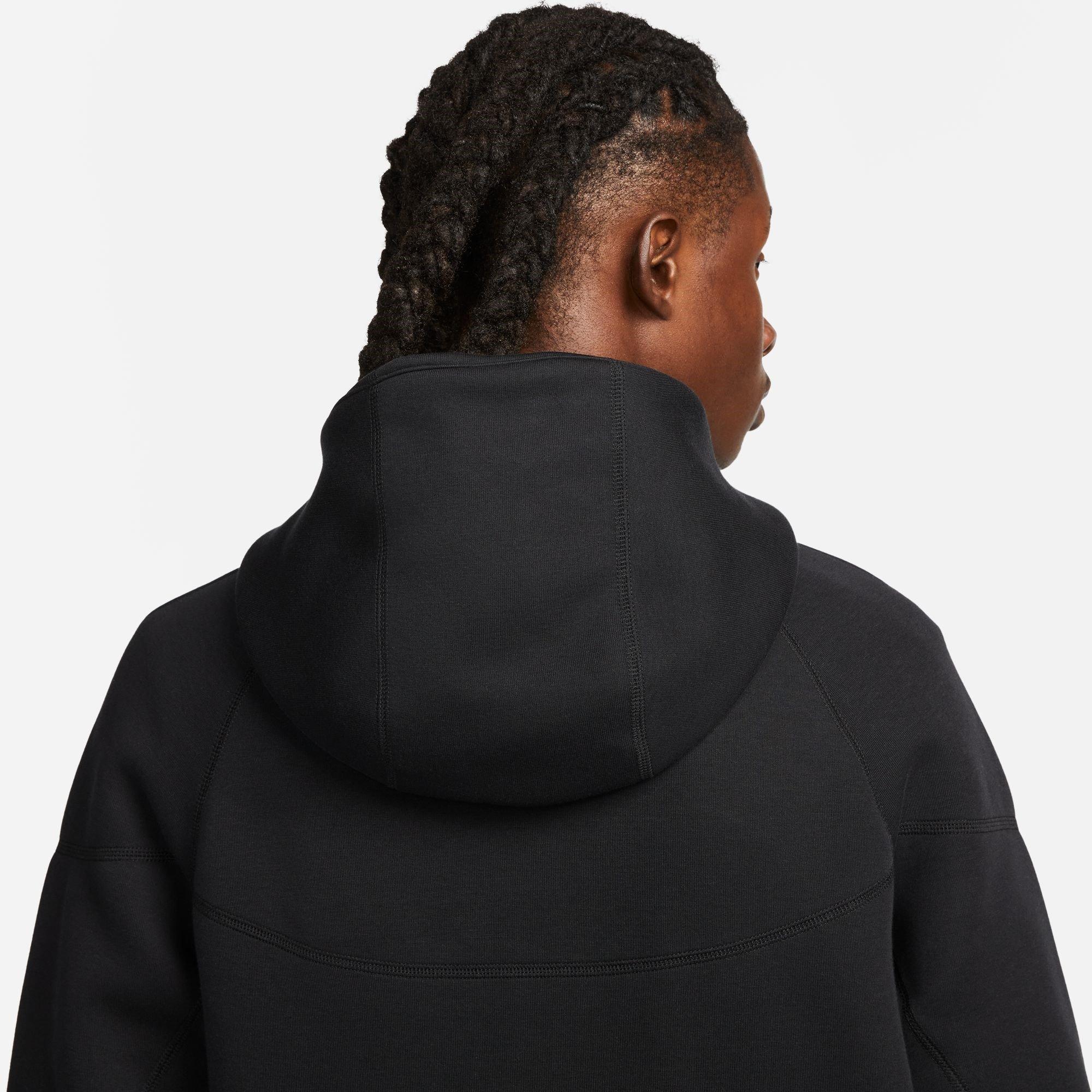 Preto - Nike - Tech Fleece Hoodie Mens - 6