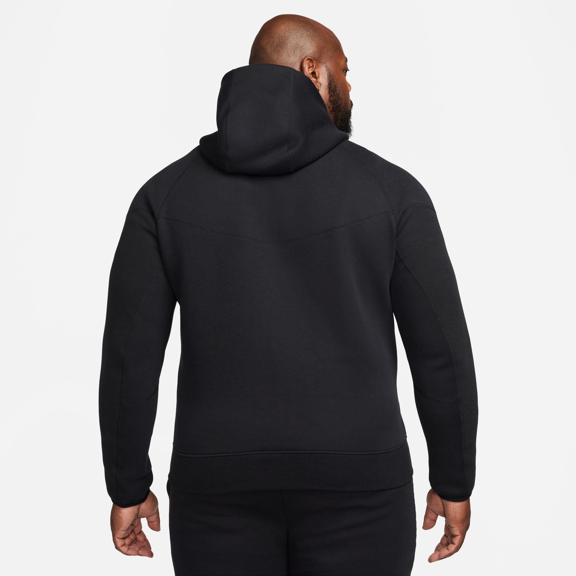 Preto - Nike - Tech Fleece Hoodie Mens - 10