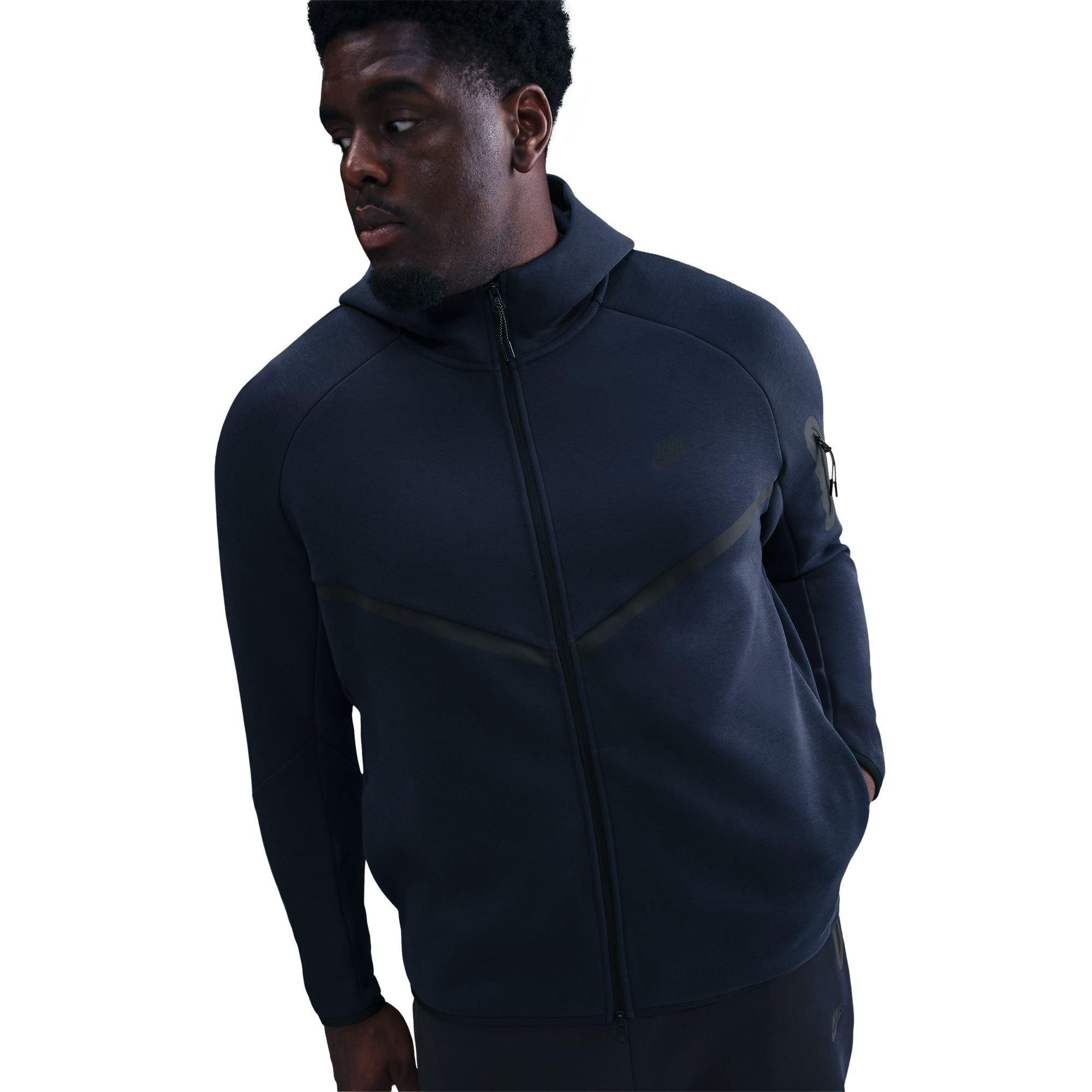 Nike Tech Fleece Hoodie Mens - Obsidian/Black - XL
