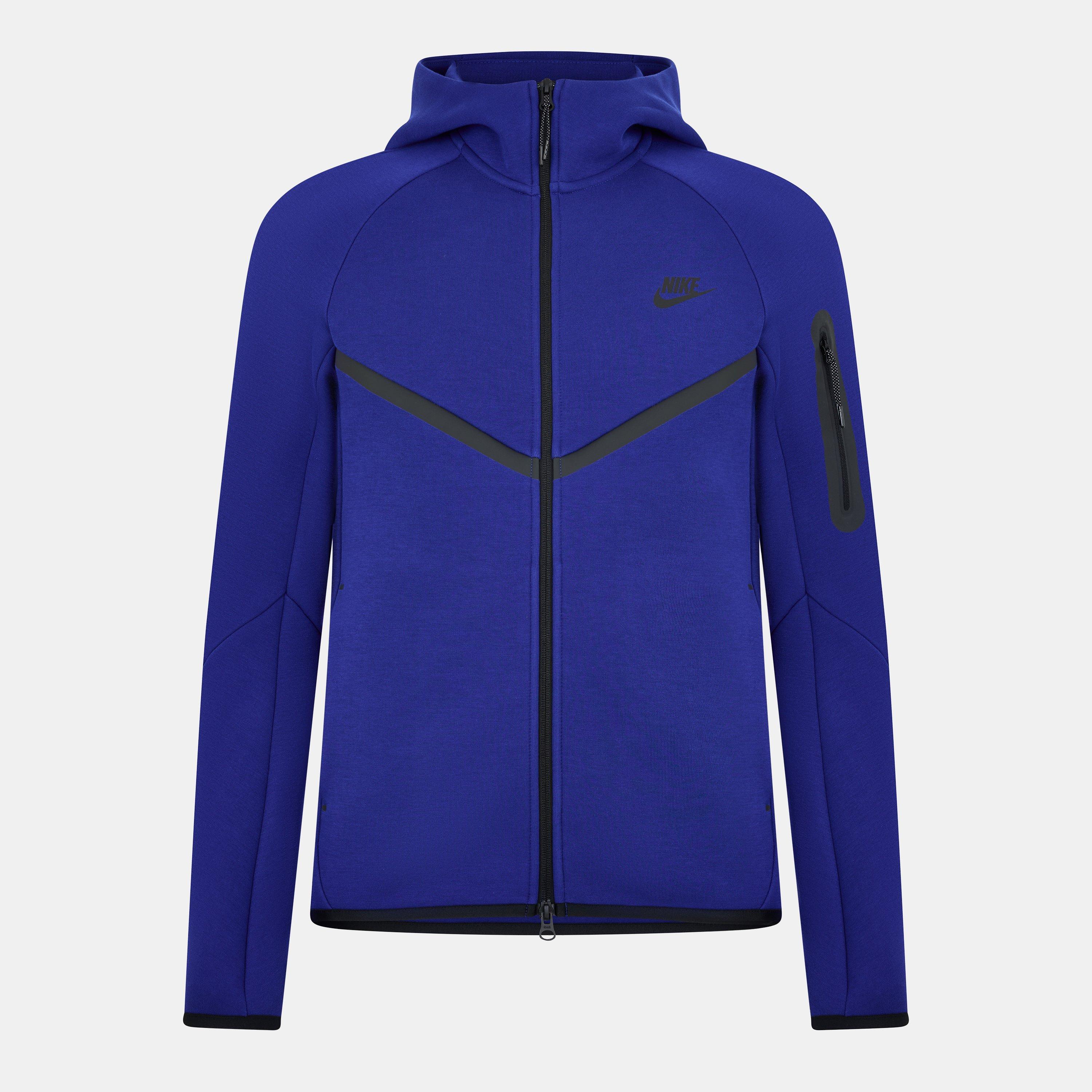 Nike Tech Fleece Hoodie Mens - Royal - S