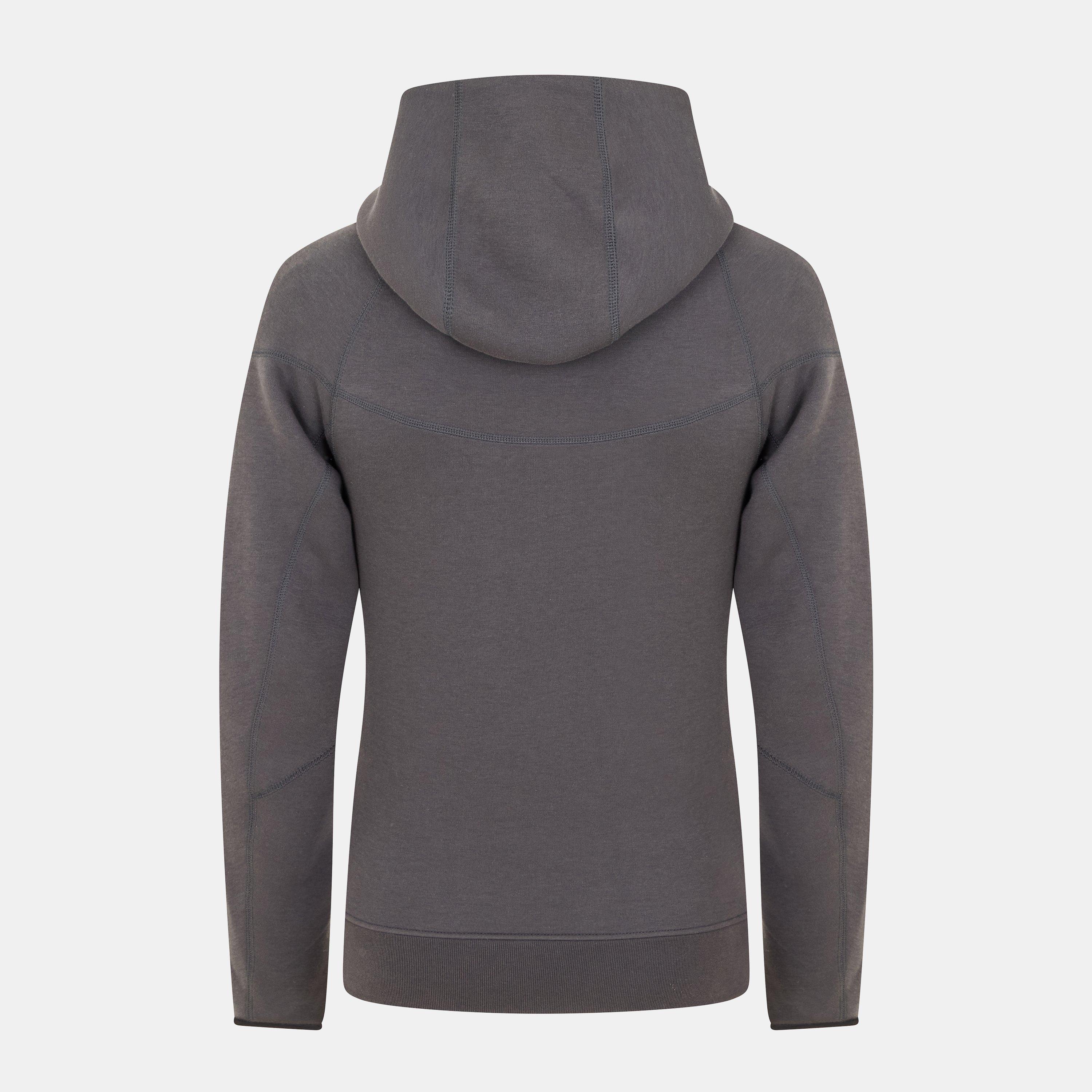 Grigio/Nero - Nike - Tech Fleece Hoodie Mens - 2