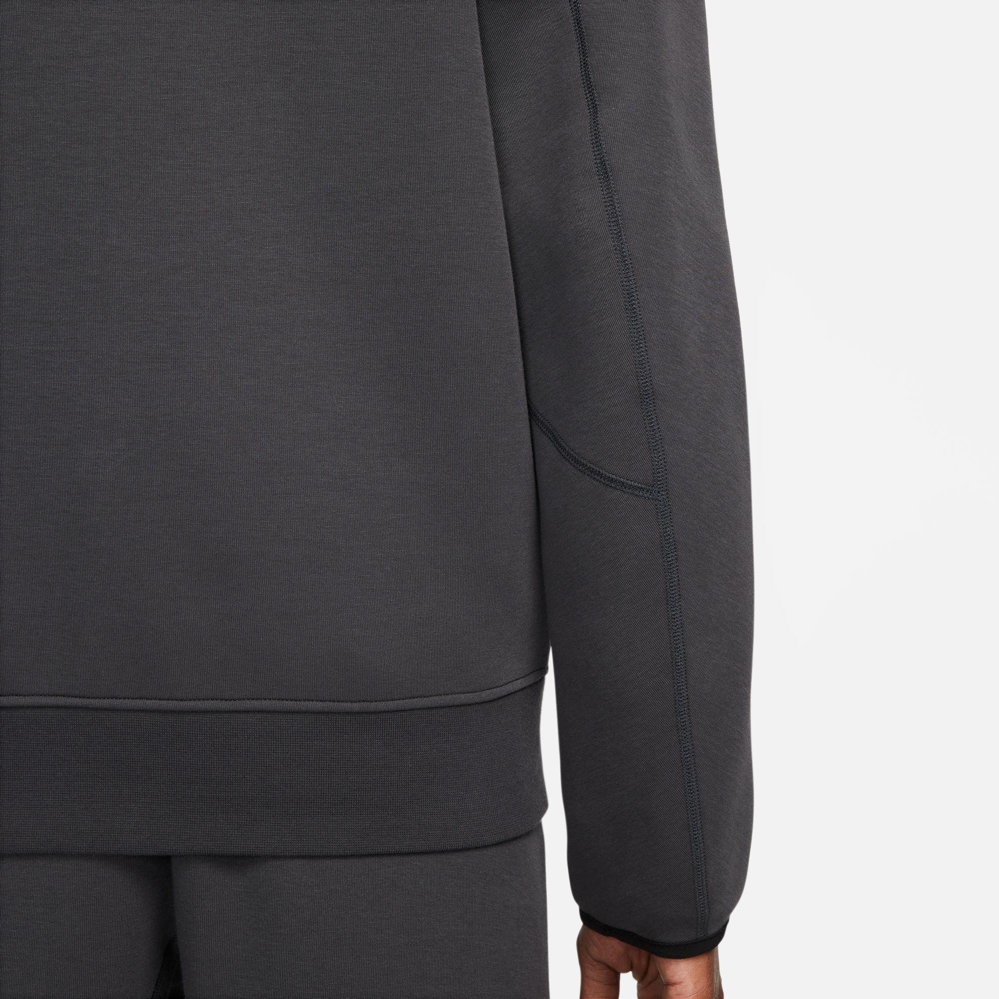 Grigio/Nero - Nike - Tech Fleece Hoodie Mens - 7