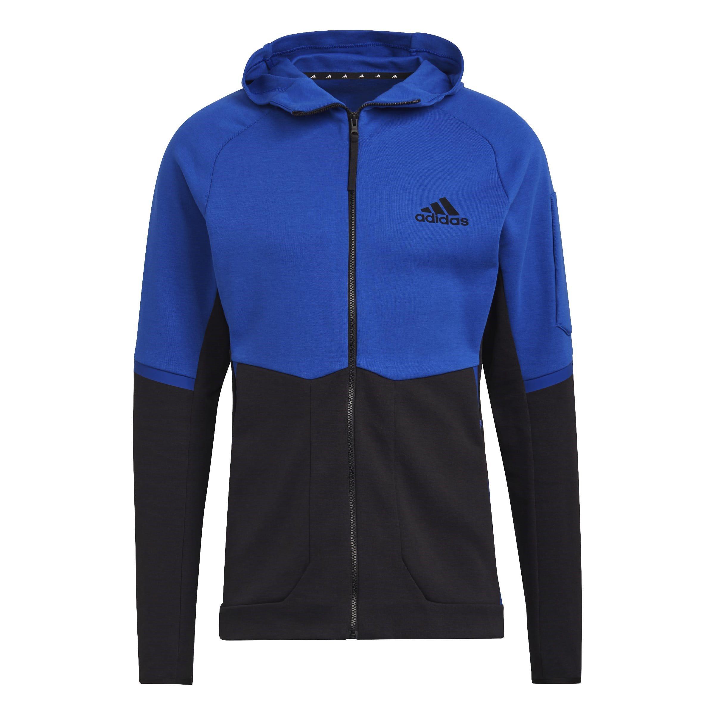 adidas Designed for Gameday Full Zip Jacket Mens Zip Hoodies Sports Direct