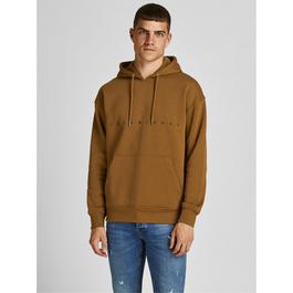 Jack and Jones Chest Logo Hoodie Mens