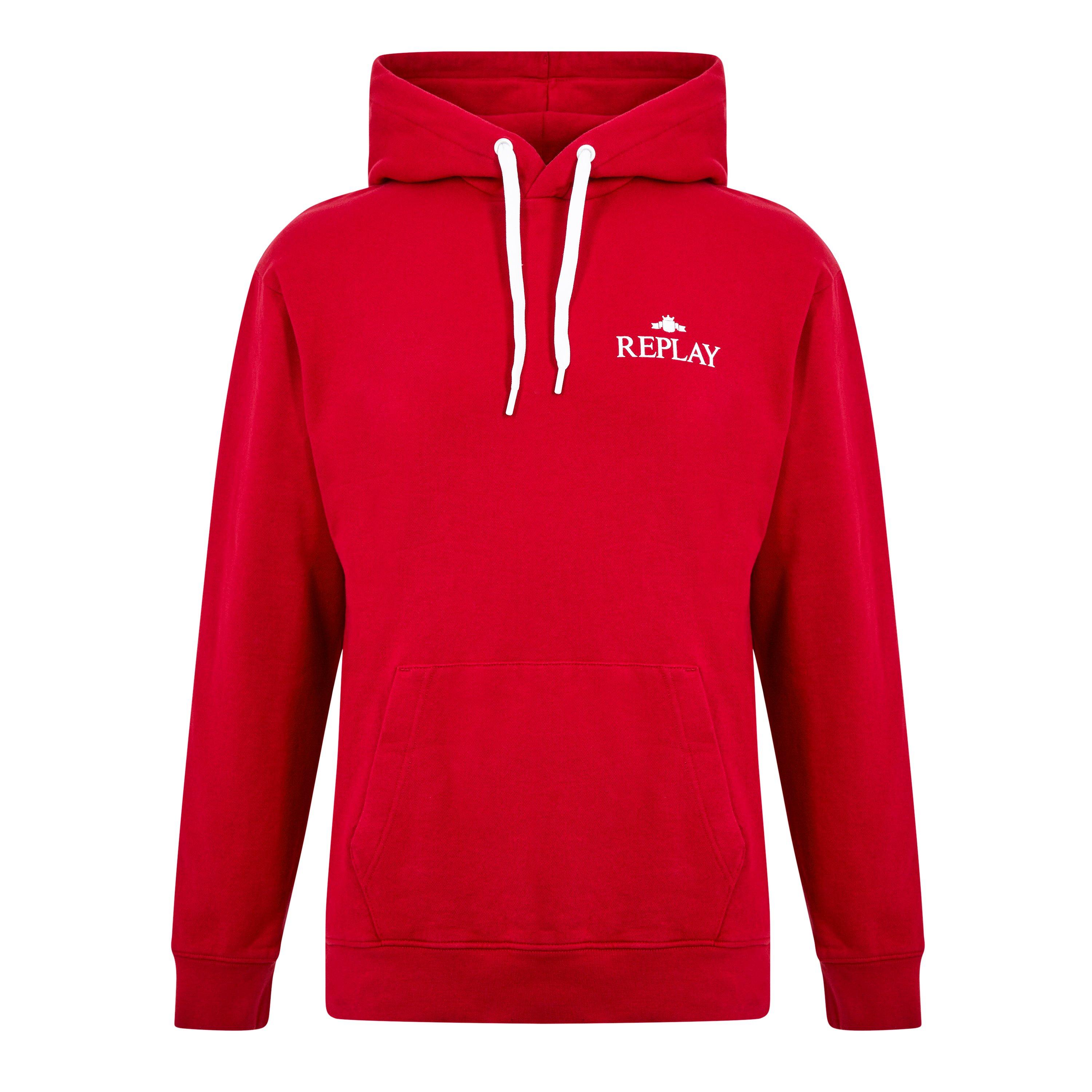 Red 665 - Replay - Small Logo Hoodie - 1