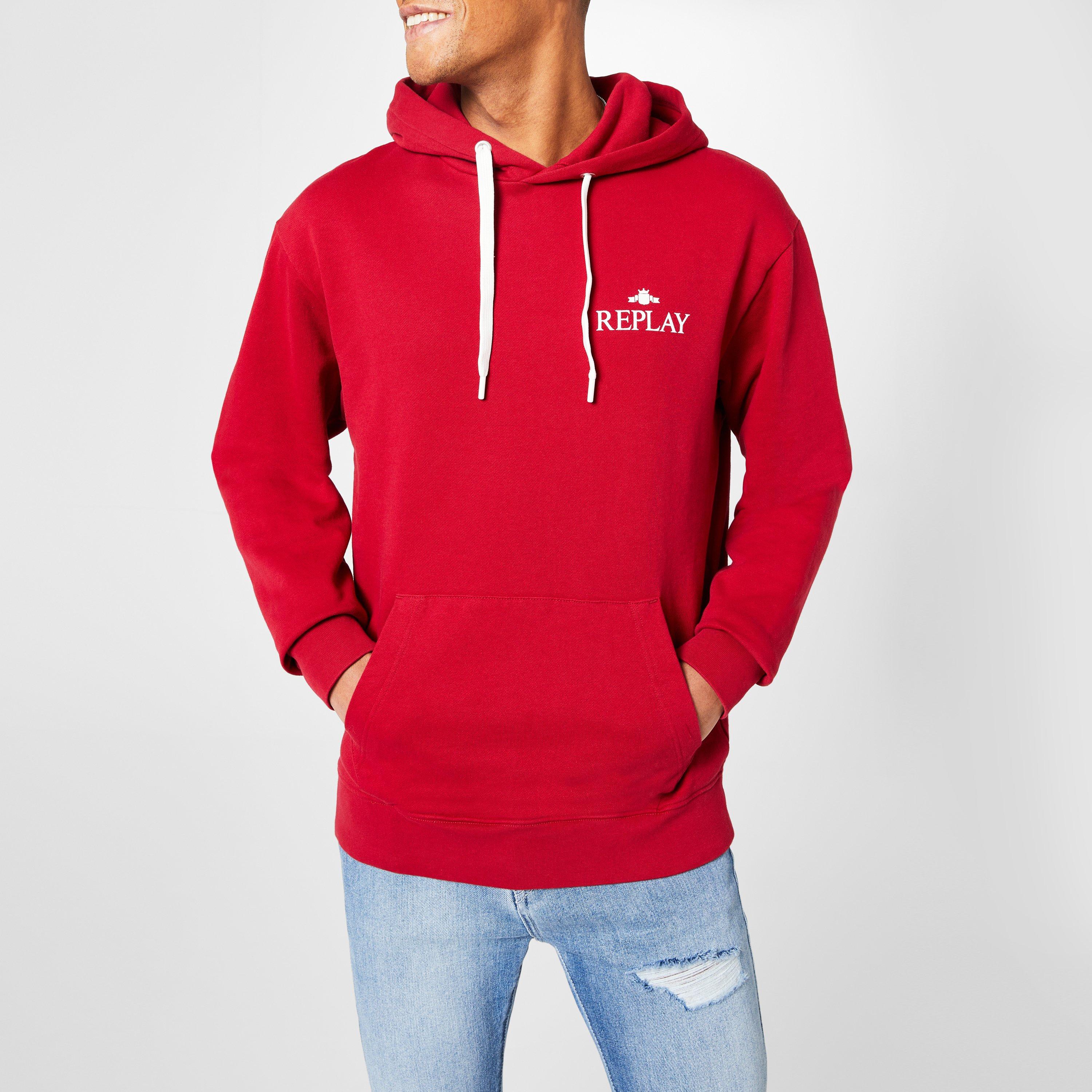 Rot 665 - Replay - Small Logo Hoodie - 3