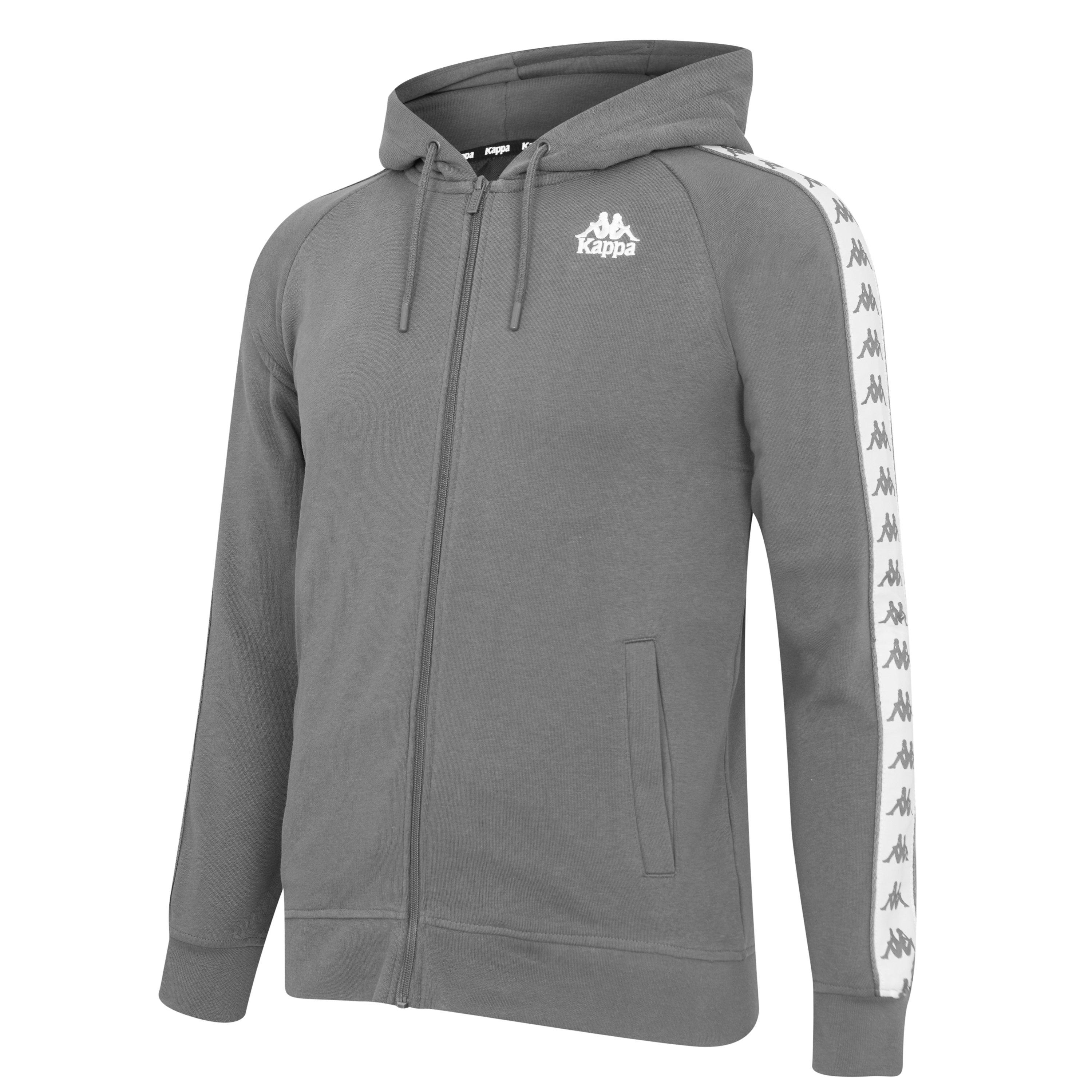Grijs/Beige AL5 - Kappa - Banda Zamin Hoodie Mens - 6