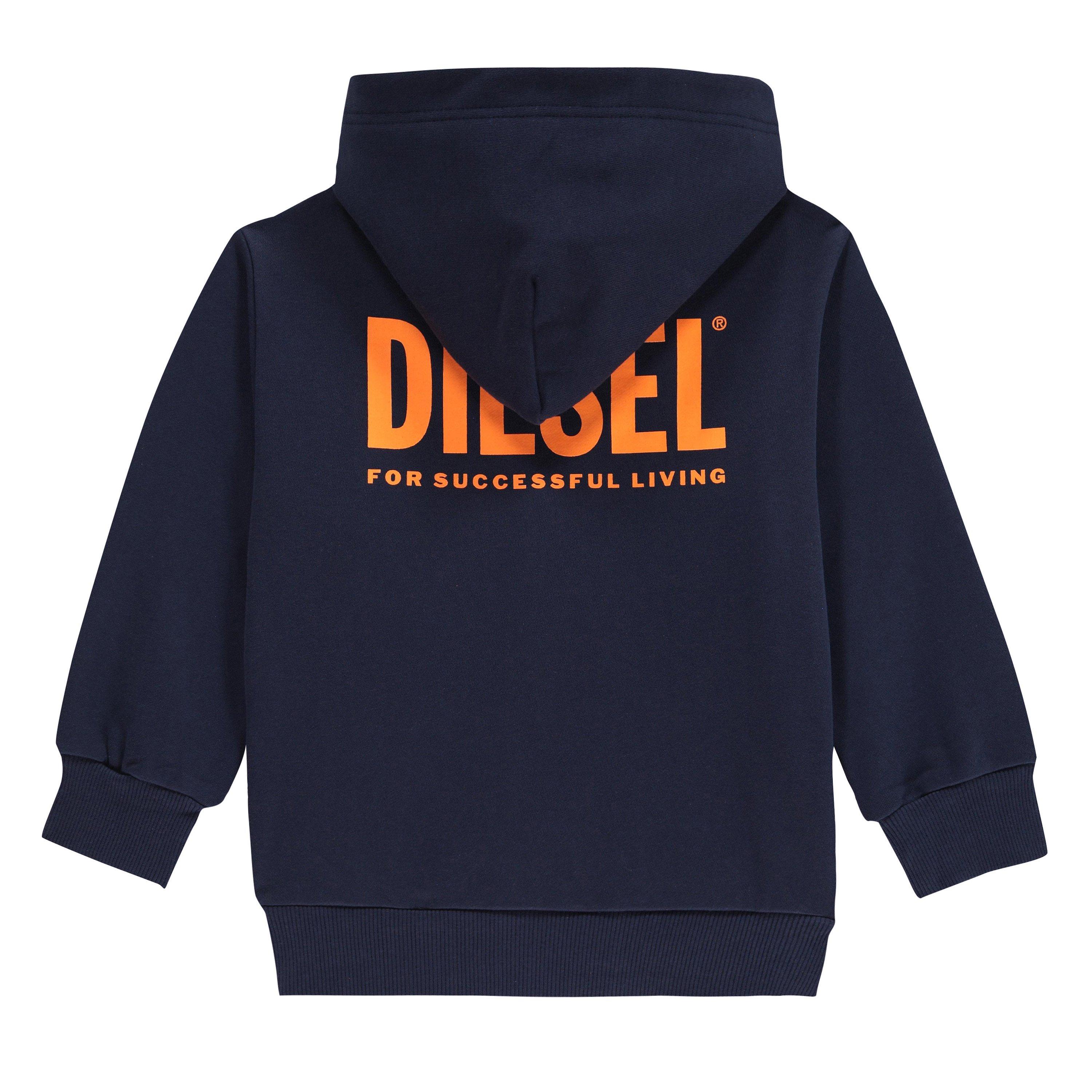 Navy/Red K8ATA - Diesel - Just Logo Hoody - 2