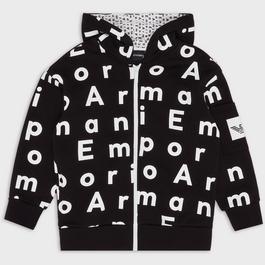 Emporio Armani Logo Printed Hoodie