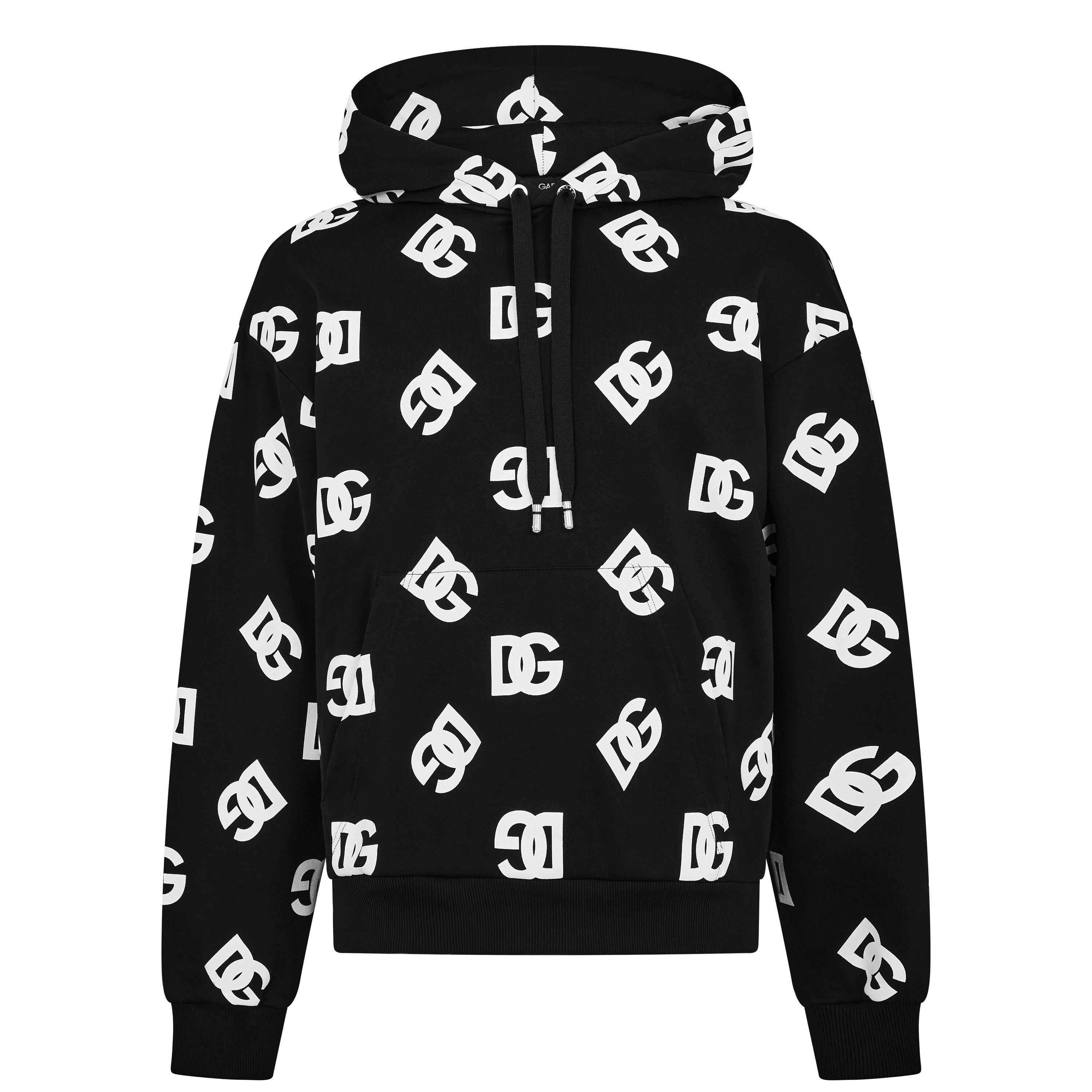 パーカー・フーディ Dolce & Gabbana Sweatshirt With Allover Logo Dolce and Gabbana | All Over Logo Hoodie | OTH Hoodies