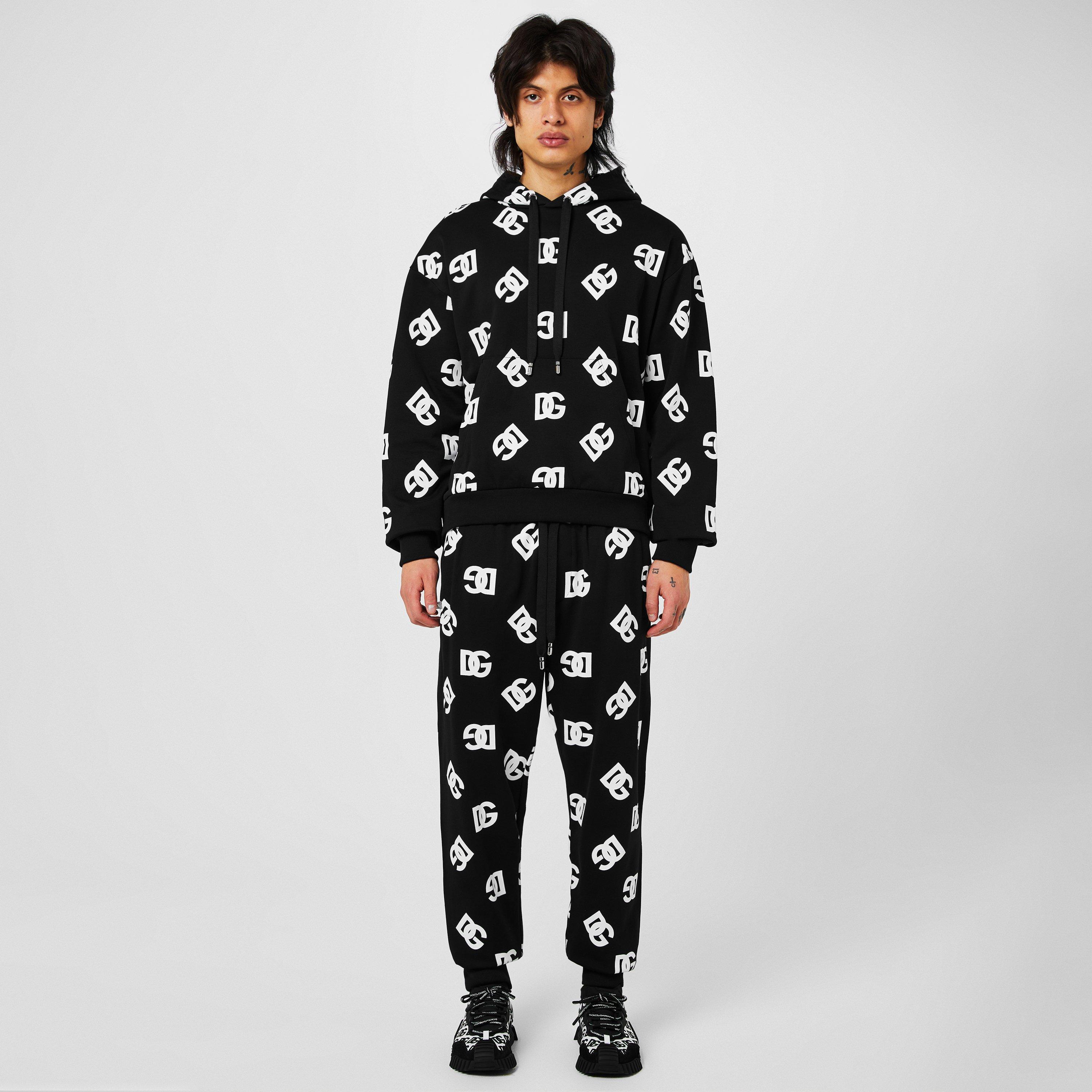Dolce and Gabbana | All Over Logo Hoodie | OTH Hoodies