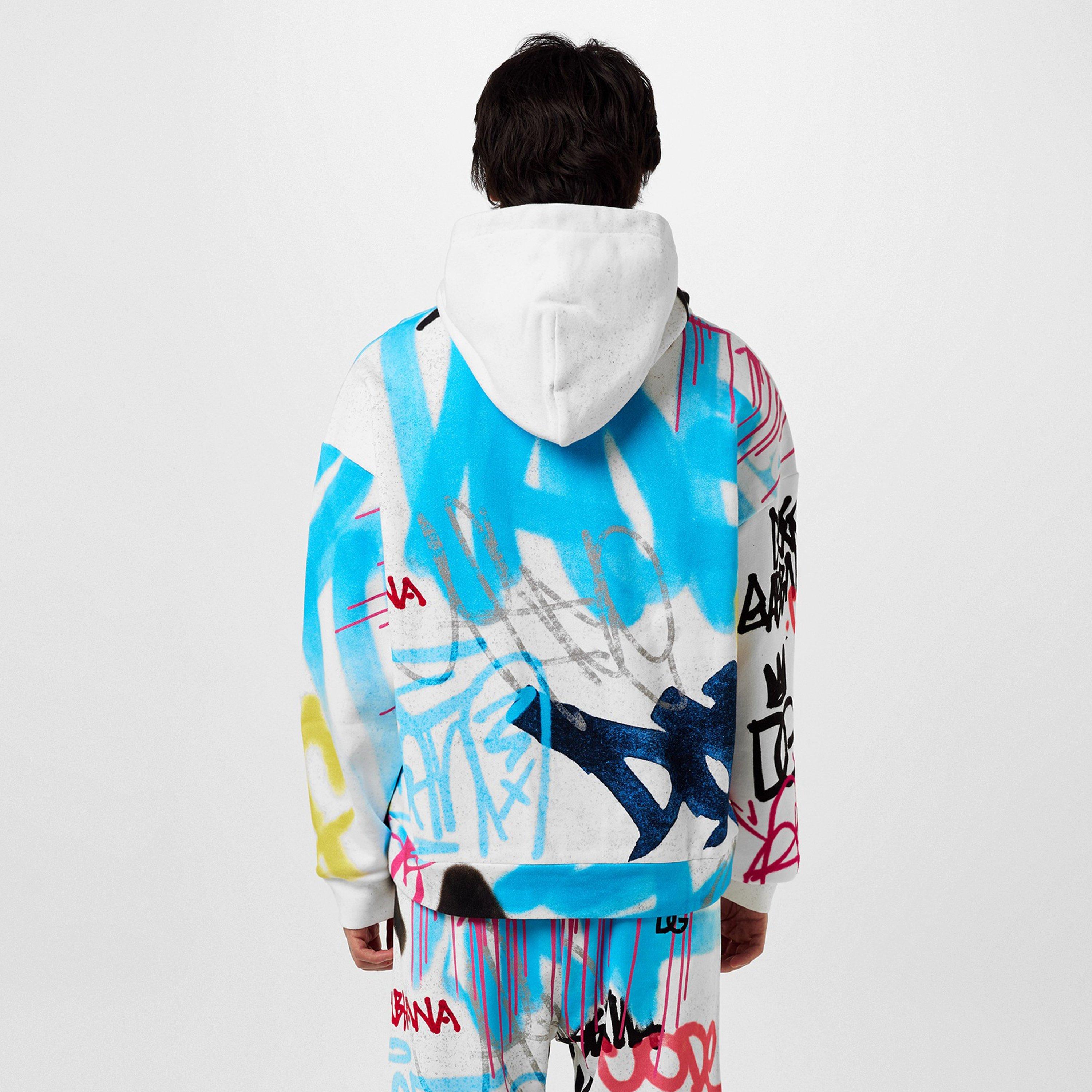 Graf HH4DW - Dolce and Gabbana - Spray Graffiti Logo Hoodie - 2