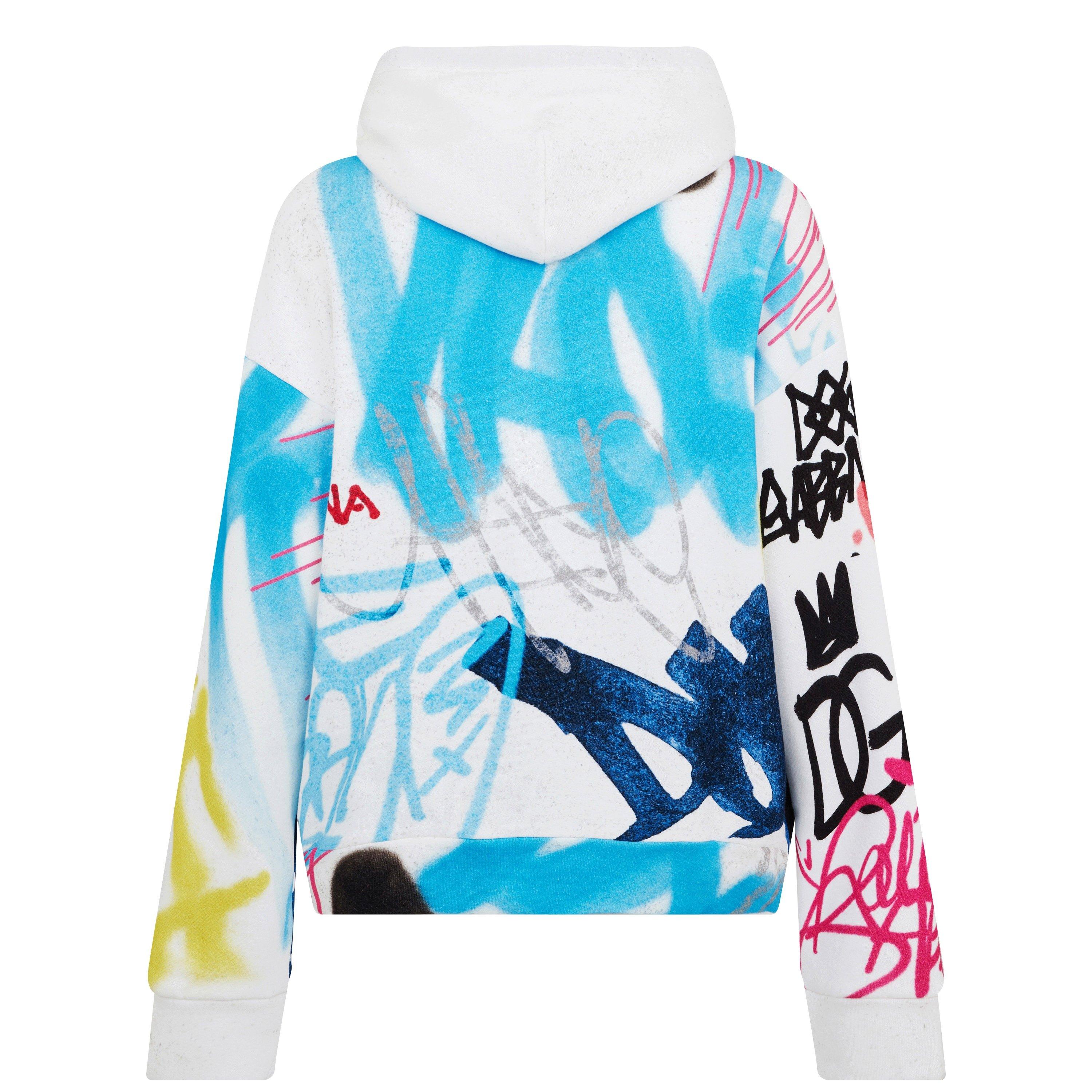 Graf HH4DW - Dolce and Gabbana - Spray Graffiti Logo Hoodie - 6