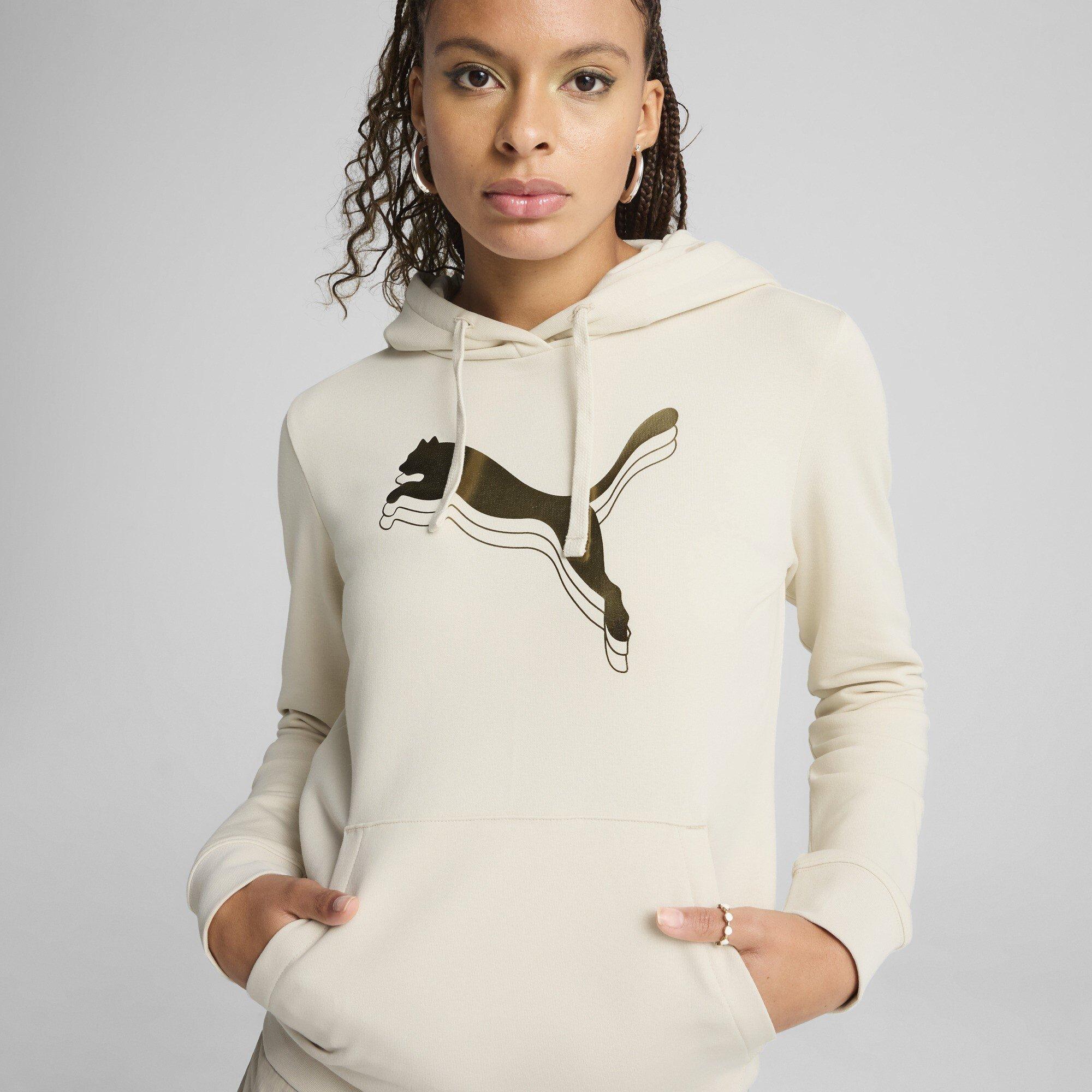 Alp Snow-Gold - Puma - Metallic Pull Over Hoodie - 3