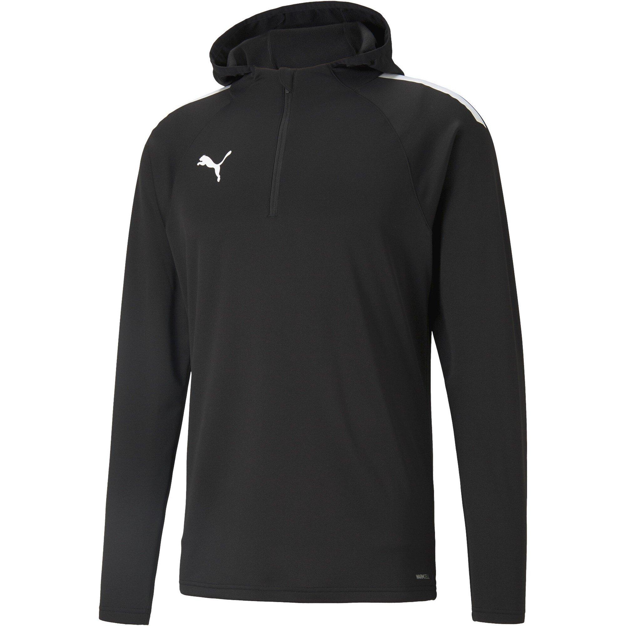 Puma Men's Teamliga Training Fleece Hoody - Black/White - L
