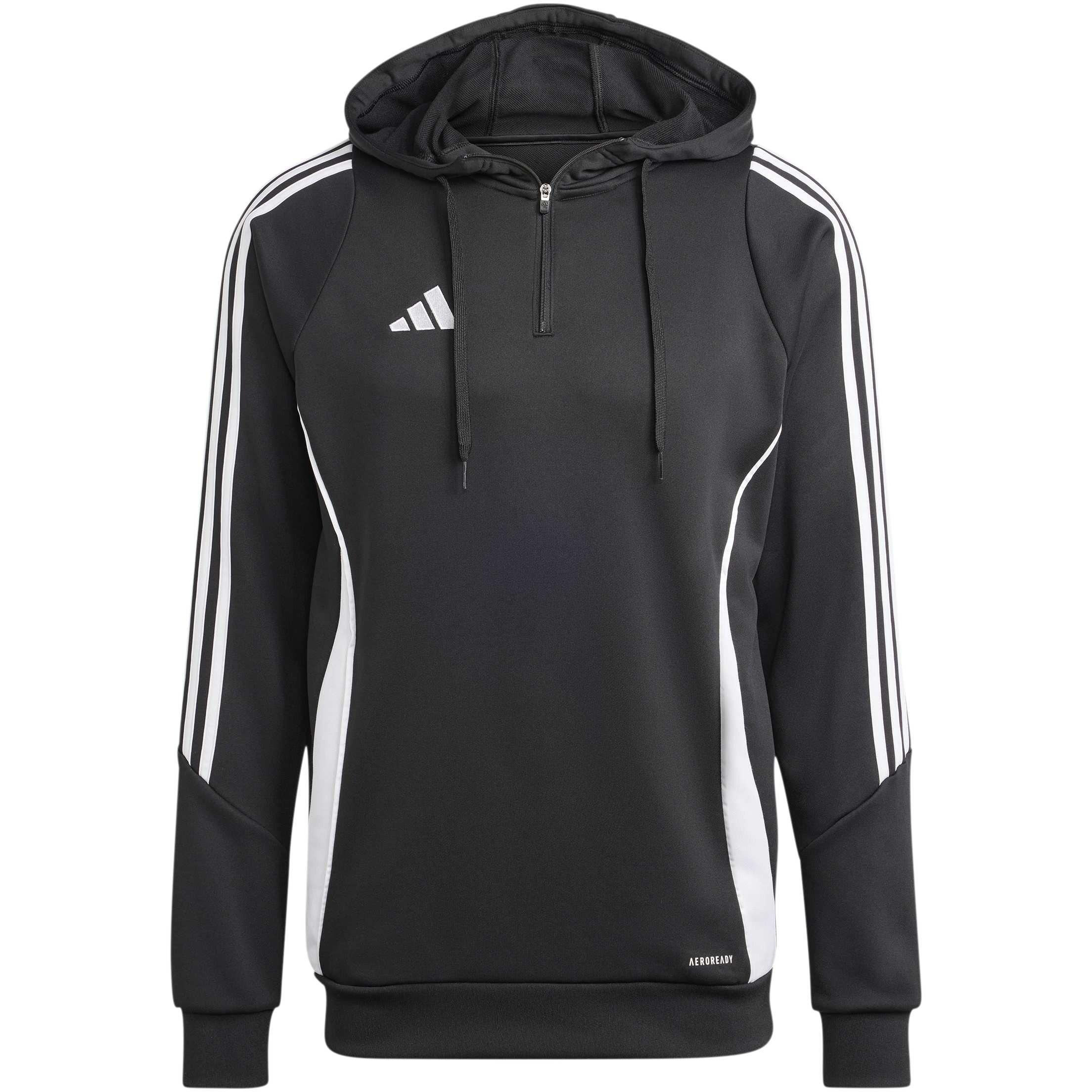 Negro/Blanco - adidas - adidas Tiro24 Trhood Hoody Mens