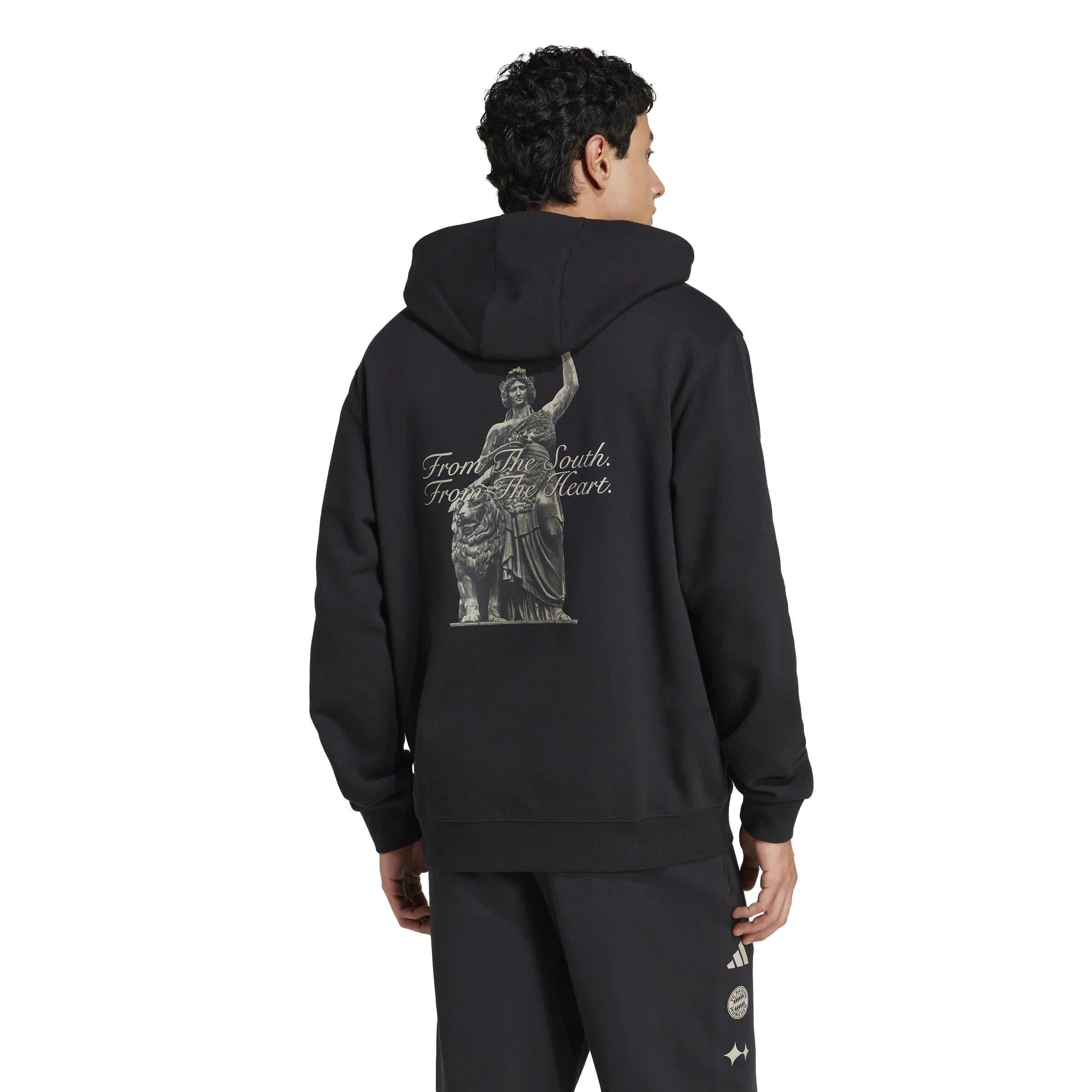 Black - adidas - Bayern Munich X BSTN Adicolour Contempo Hoodie Mens - 3