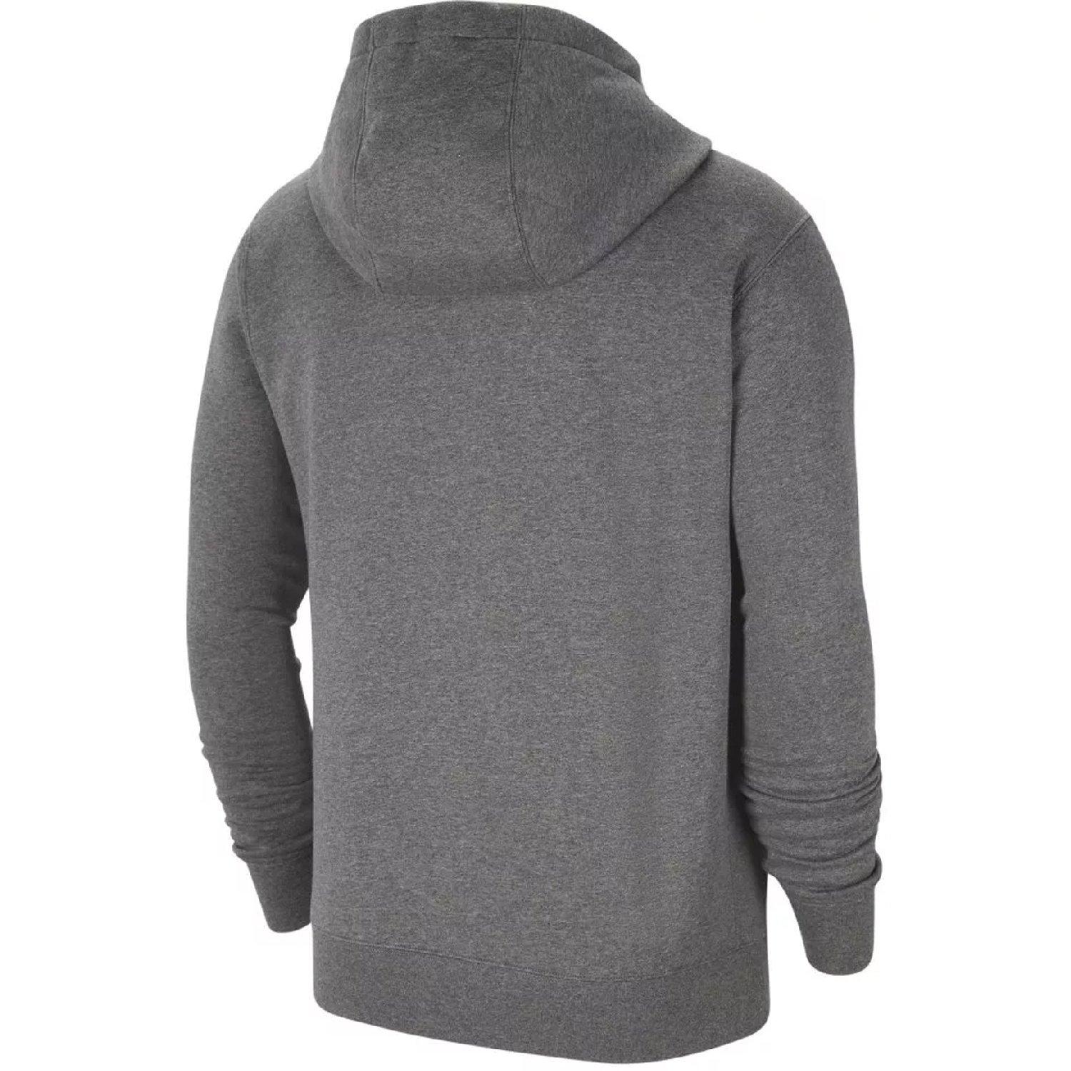 Grey - Nike - Men's Park 20 Cotton Zip-Collar Hoodie - 2