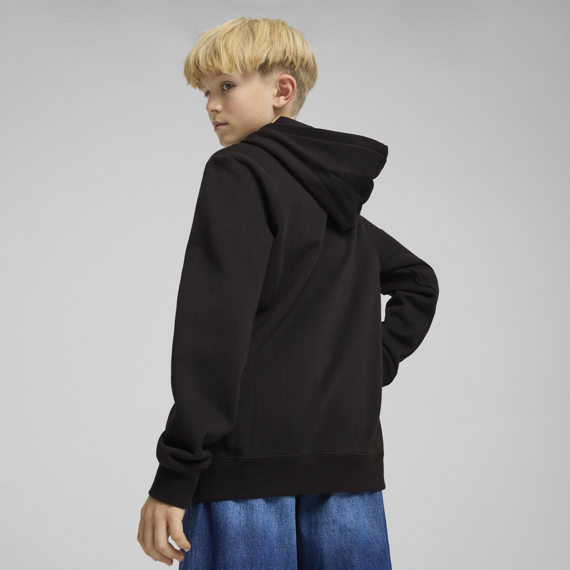 Schwarz - Puma - Logo Hoodie Junior Boys - 4