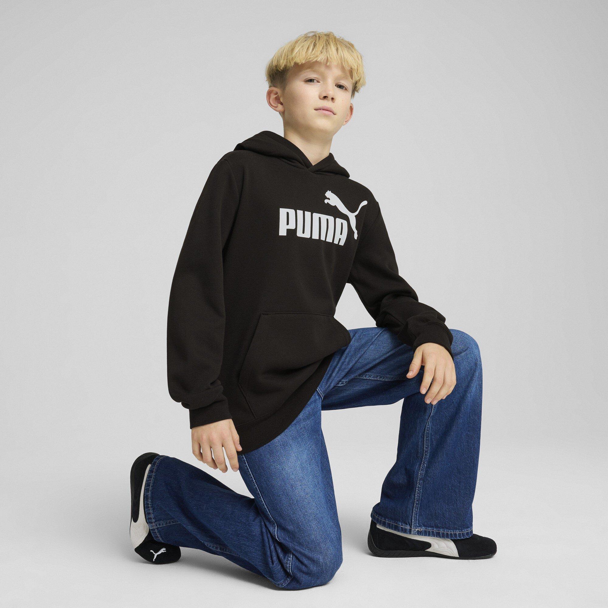 Schwarz - Puma - Logo Hoodie Junior Boys - 5