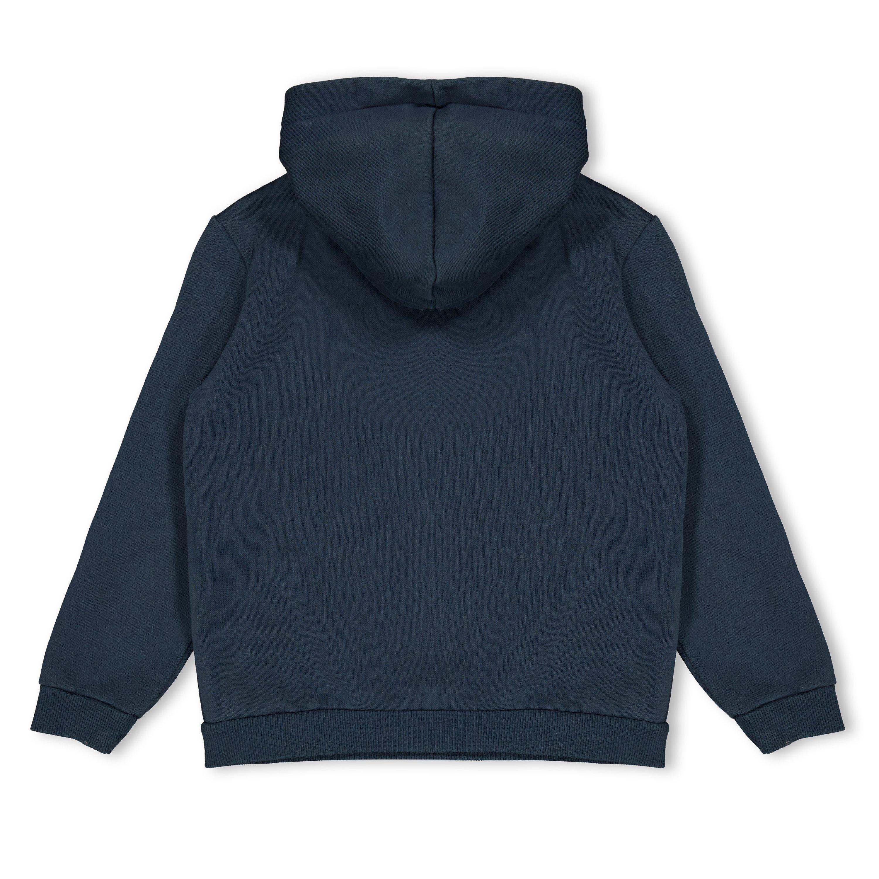 Navy - Puma - Logo Hoodie Junior Boys - 2