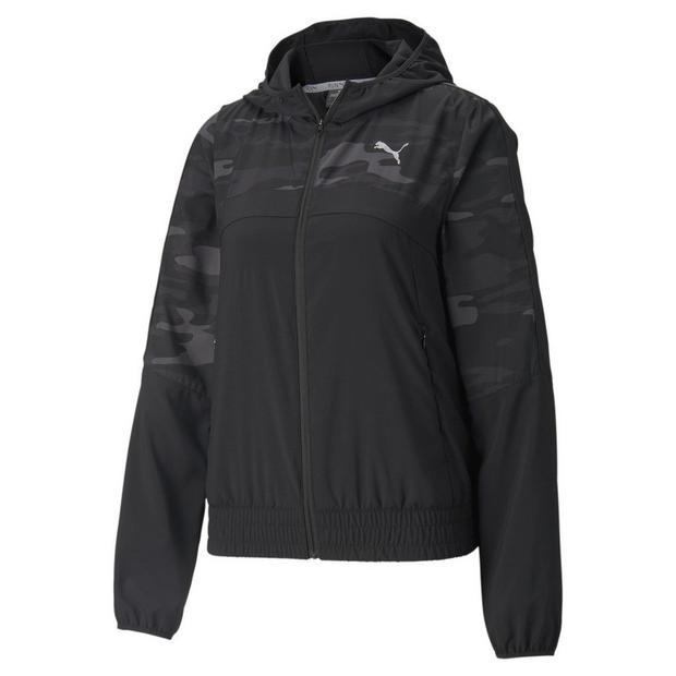Graphic Hooded Womens Performance Jacket