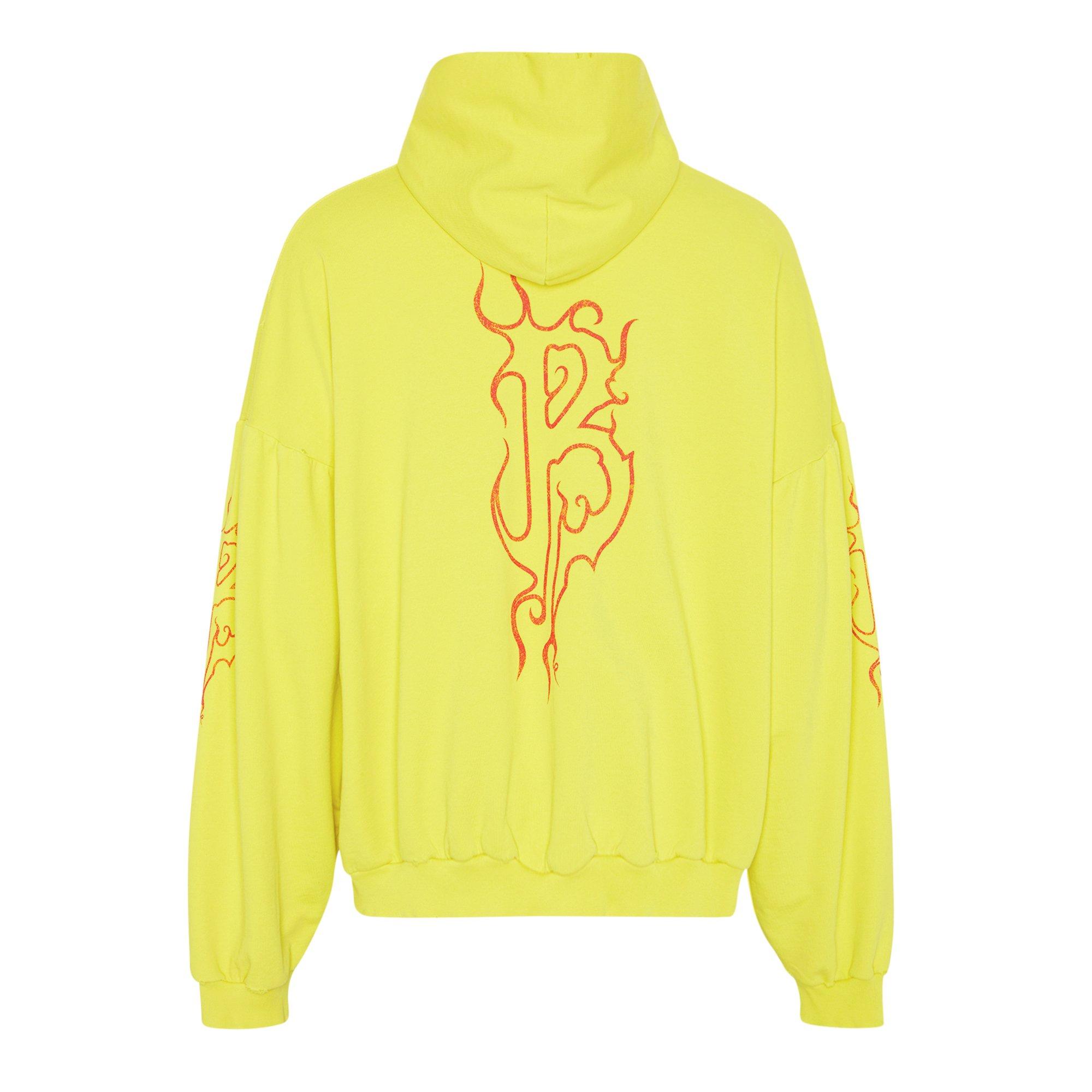 Yellow/Red - Balenciaga - Darkwave Oversized Hoodie - 8