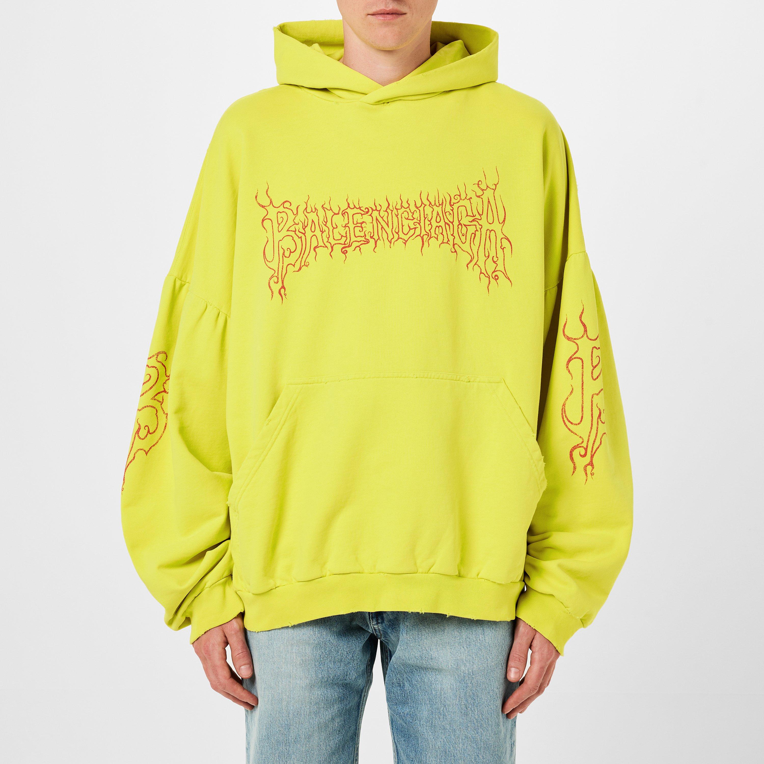 Yellow/Red - Balenciaga - Darkwave Oversized Hoodie - 3