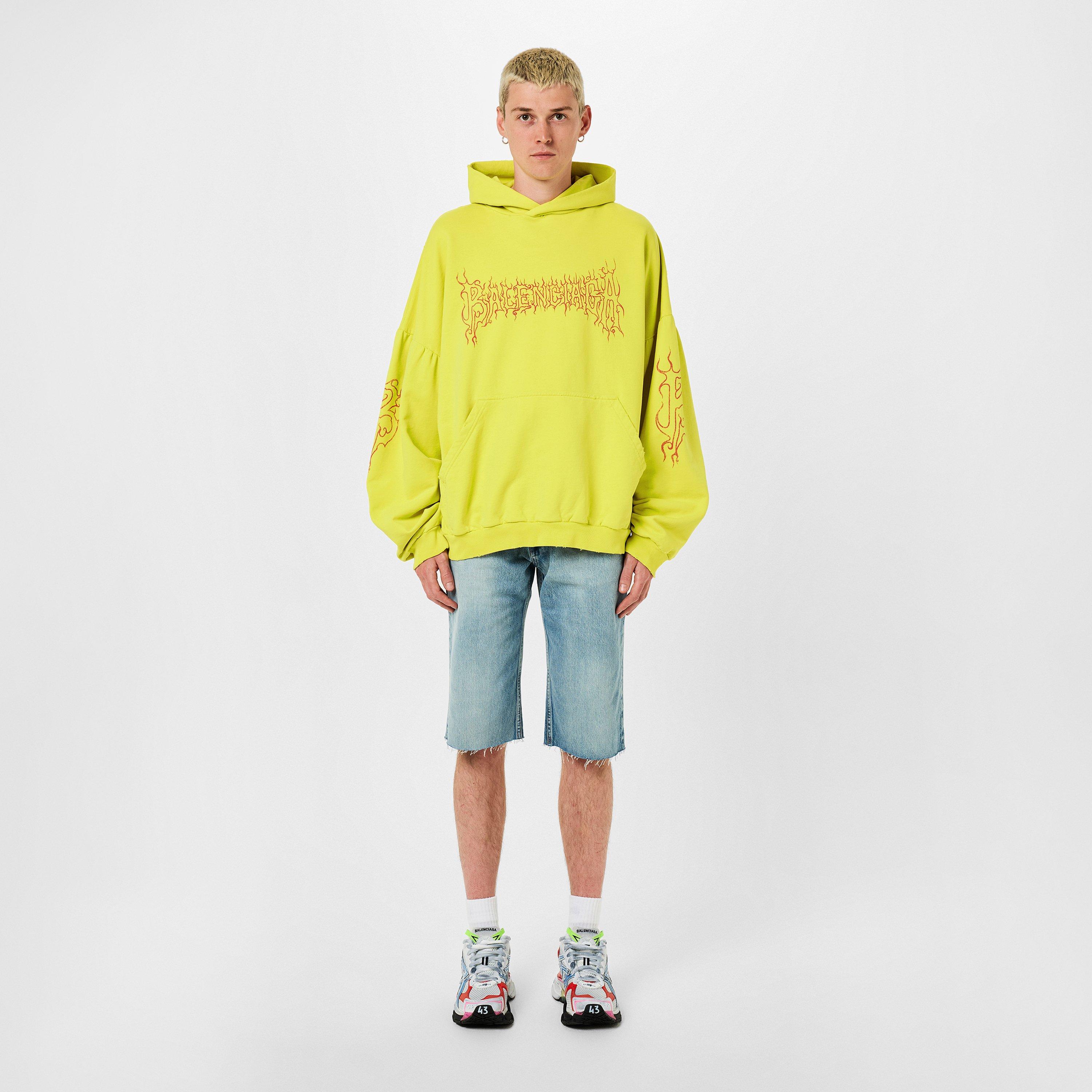 Yellow/Red - Balenciaga - Darkwave Oversized Hoodie - 5