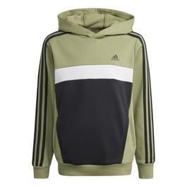 adidas soccer adidas Tiberio 3-Stripes Colorblock Fleece Hoodie Kids