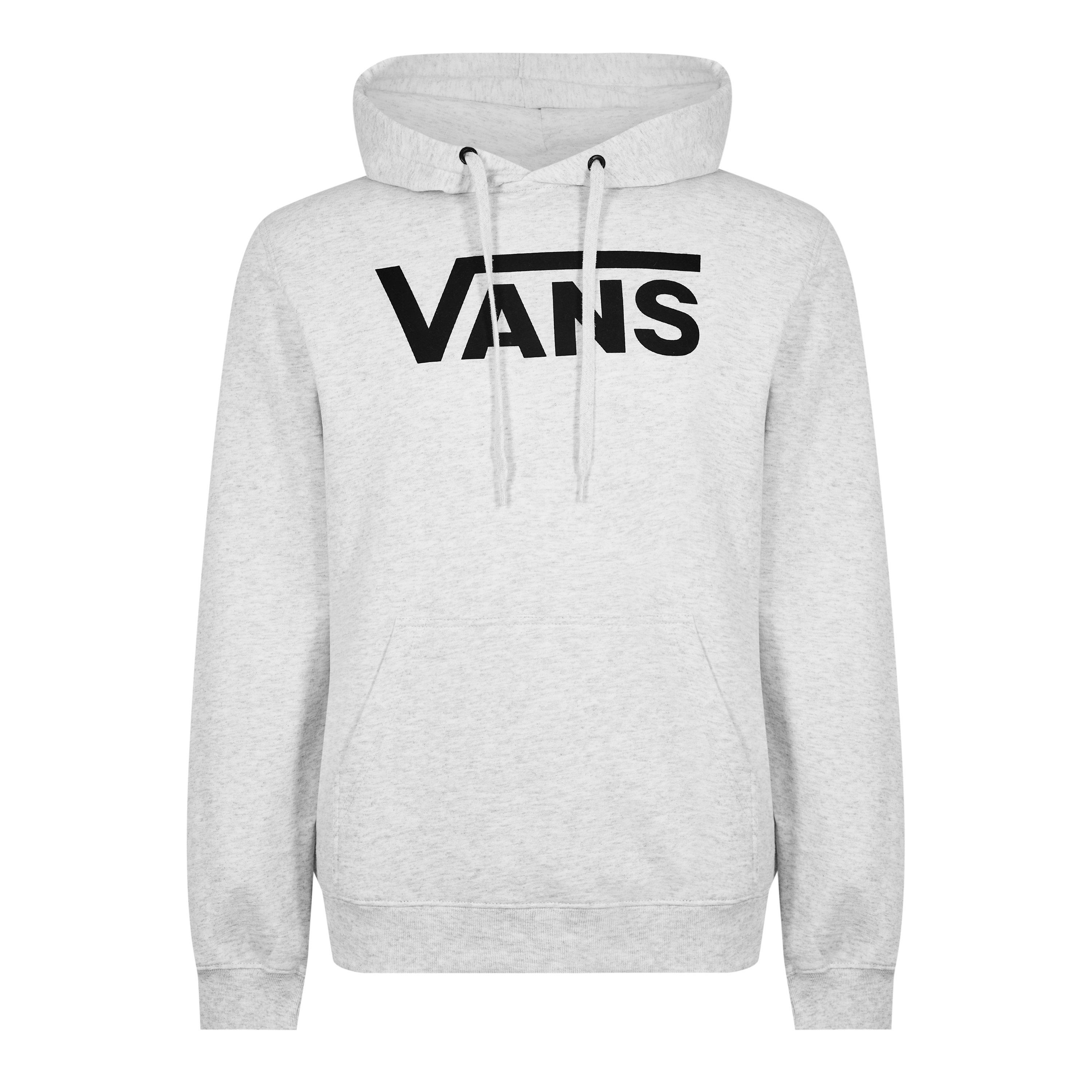 White Hthr - Vans - Men's Classic Relaxed Fit Hoodie - 1
