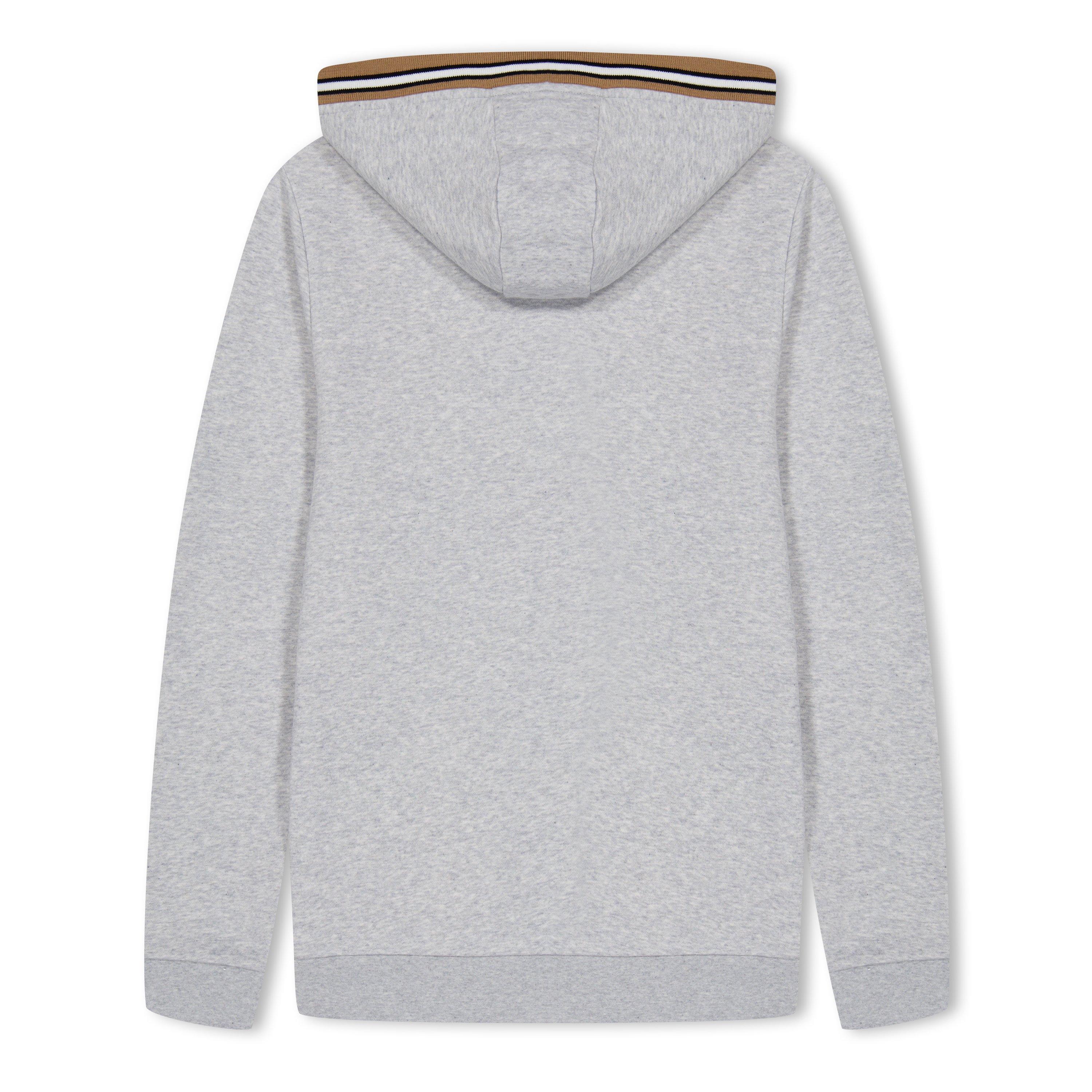 Grey A32 - Boss - Kids Logo Zip Hoodie, Logo Design - 2