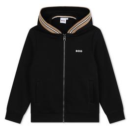 Boss Logo Zip Hoodie Juniors