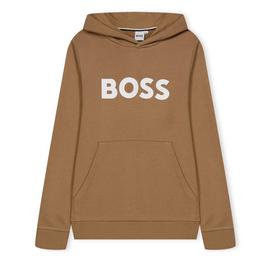 Boss Kids Logo Print Hoodie