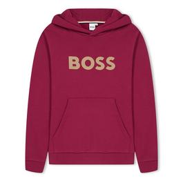Boss Kids Logo Print Hoodie