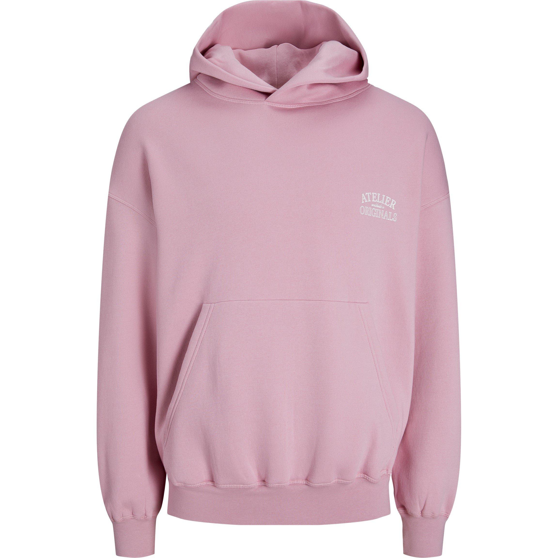 Jack and jones pink hoodie online