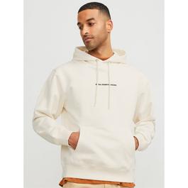 Jack and Jones Back Print Logo Hoodie Mens