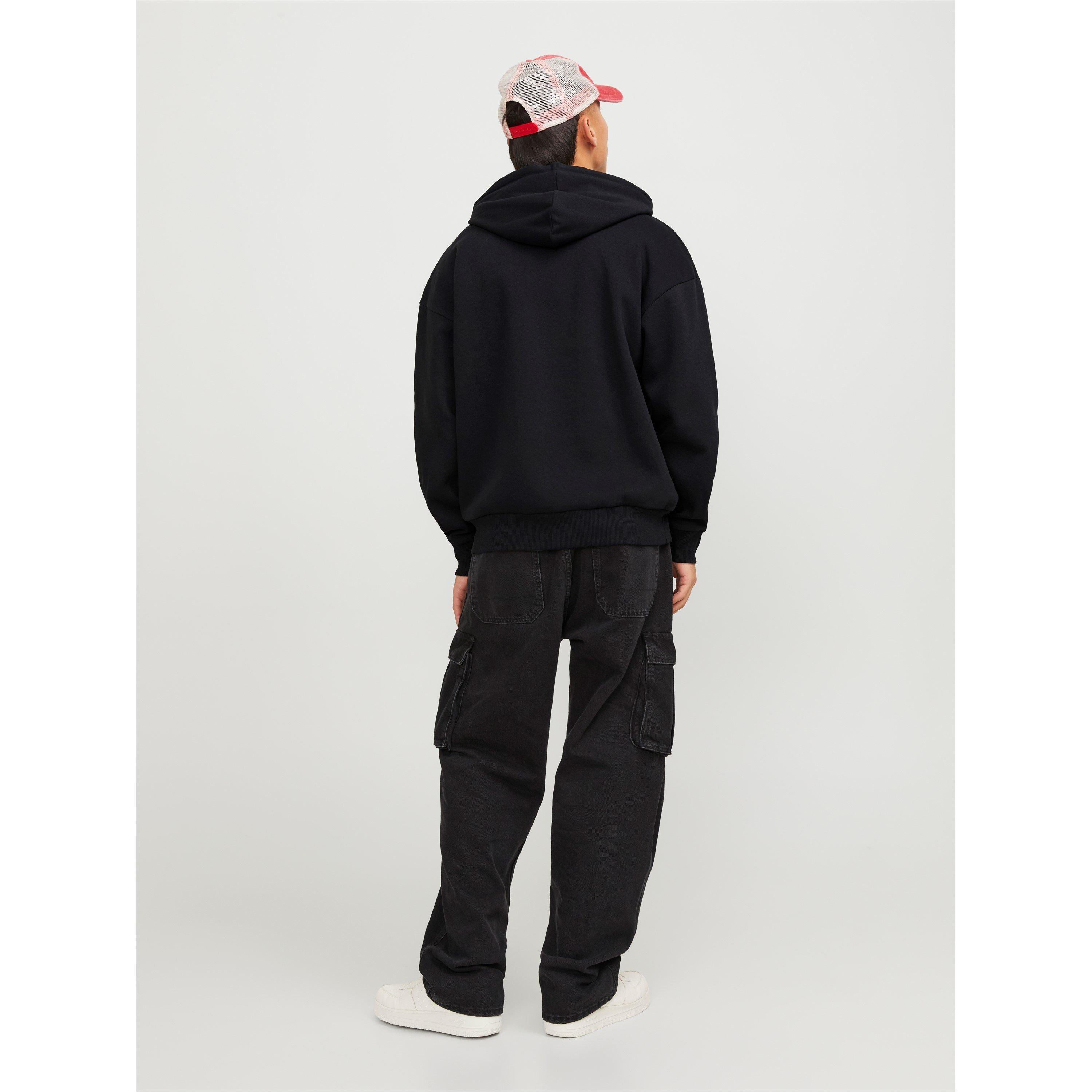 Negro - Jack and Jones - Graphic Cappuccino Print Hoodie - 4