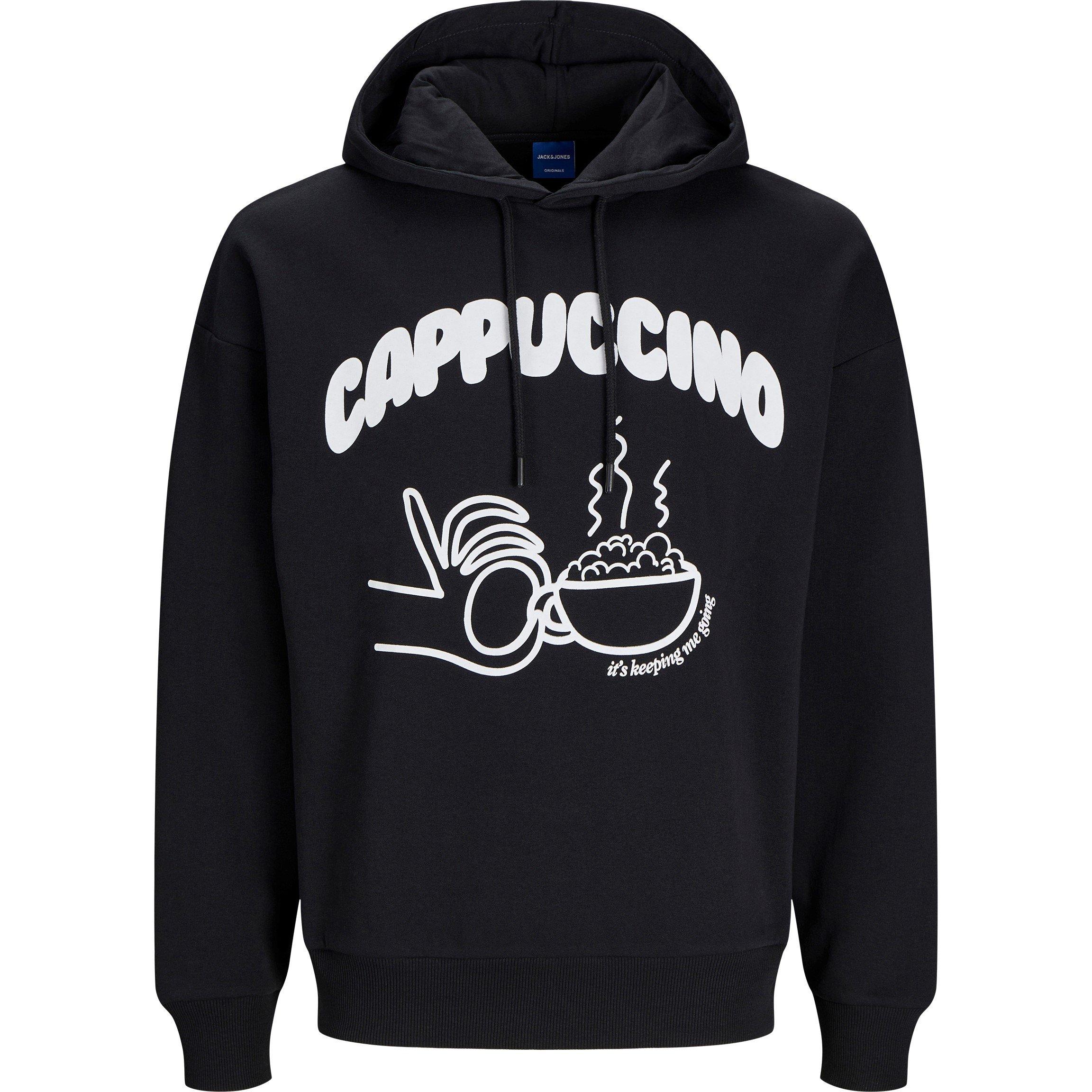 Jack and Jones Men's Graphic Cappuccino Print Hoodie | USC
