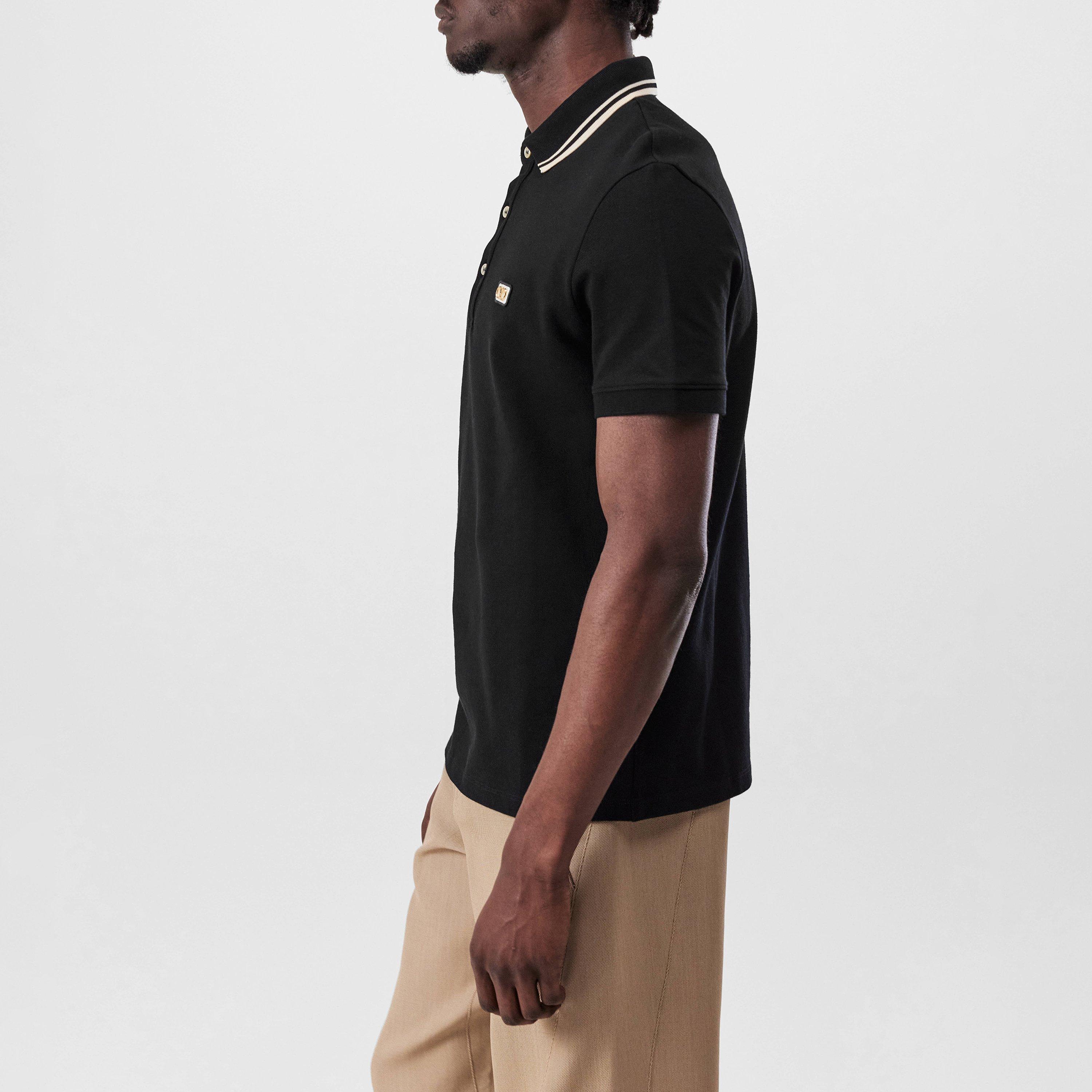 Black - Valentino - Logo Polo Shirt - 2
