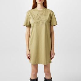 Burberry Logo T Shirt Dress